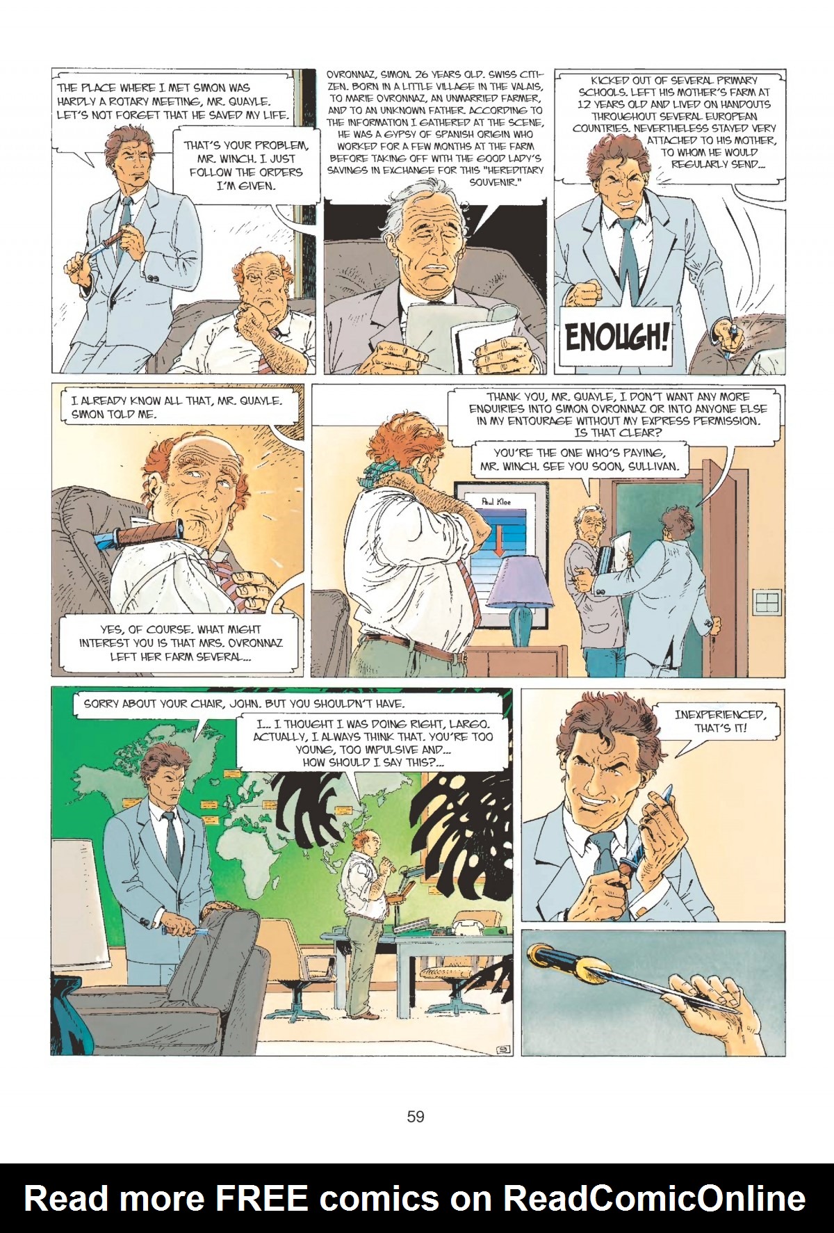 Read online Largo Winch comic -  Issue # TPB 1 - 59