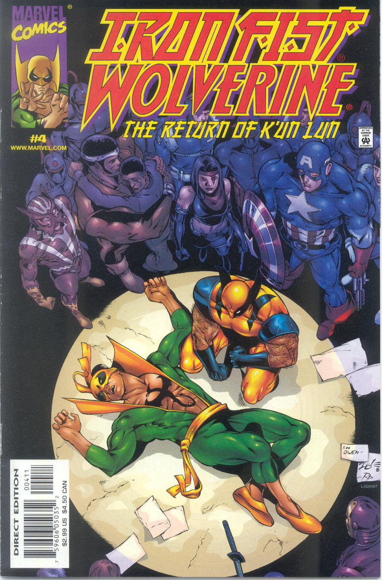 Read online Iron Fist / Wolverine comic -  Issue #4 - 1