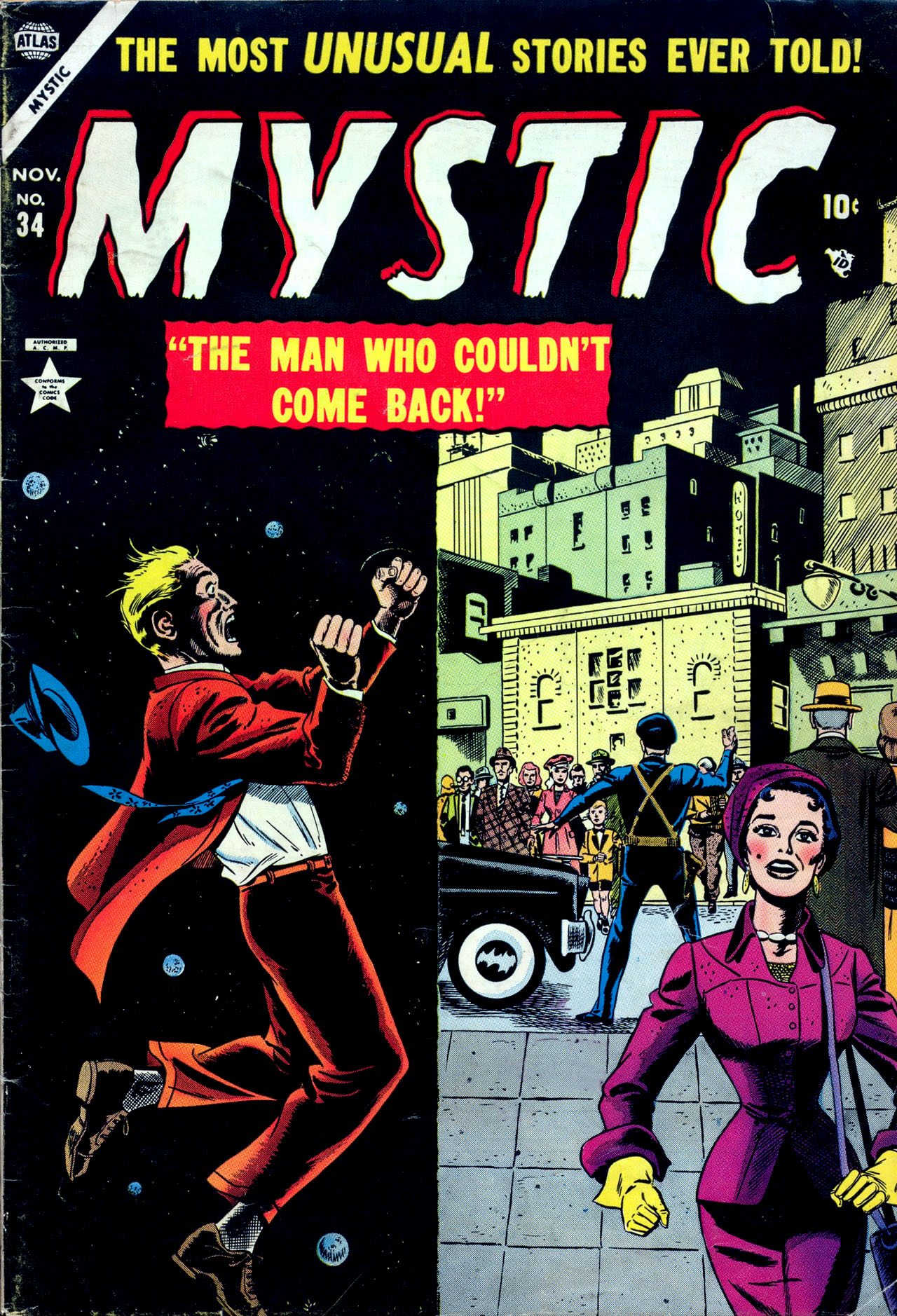 Read online Mystic (1951) comic -  Issue #34 - 1
