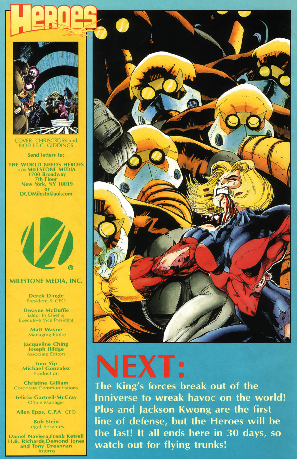 Read online Heroes (1996) comic -  Issue #5 - 25