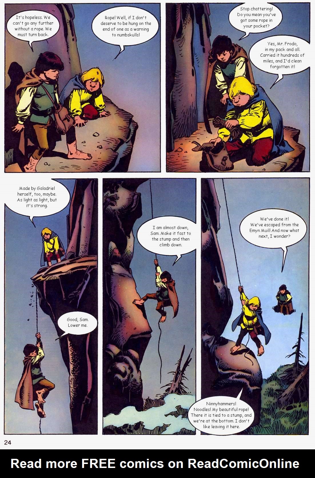 Read online El Señor de los Anillos comic -  Issue #3 - 21
