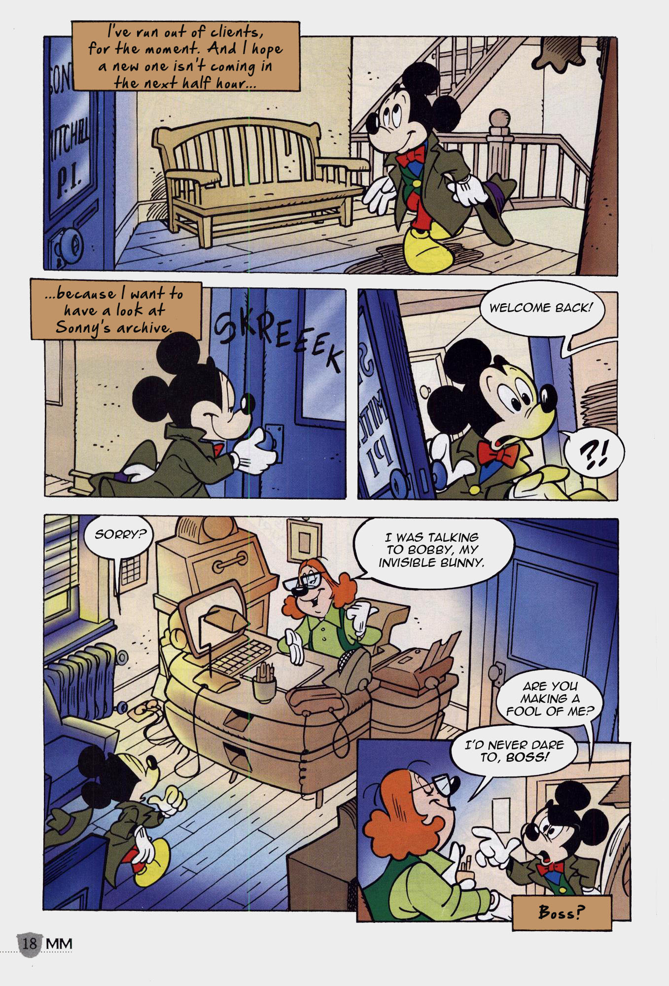 Read online Mickey Mouse Mystery Magazine comic -  Issue #1 - 18