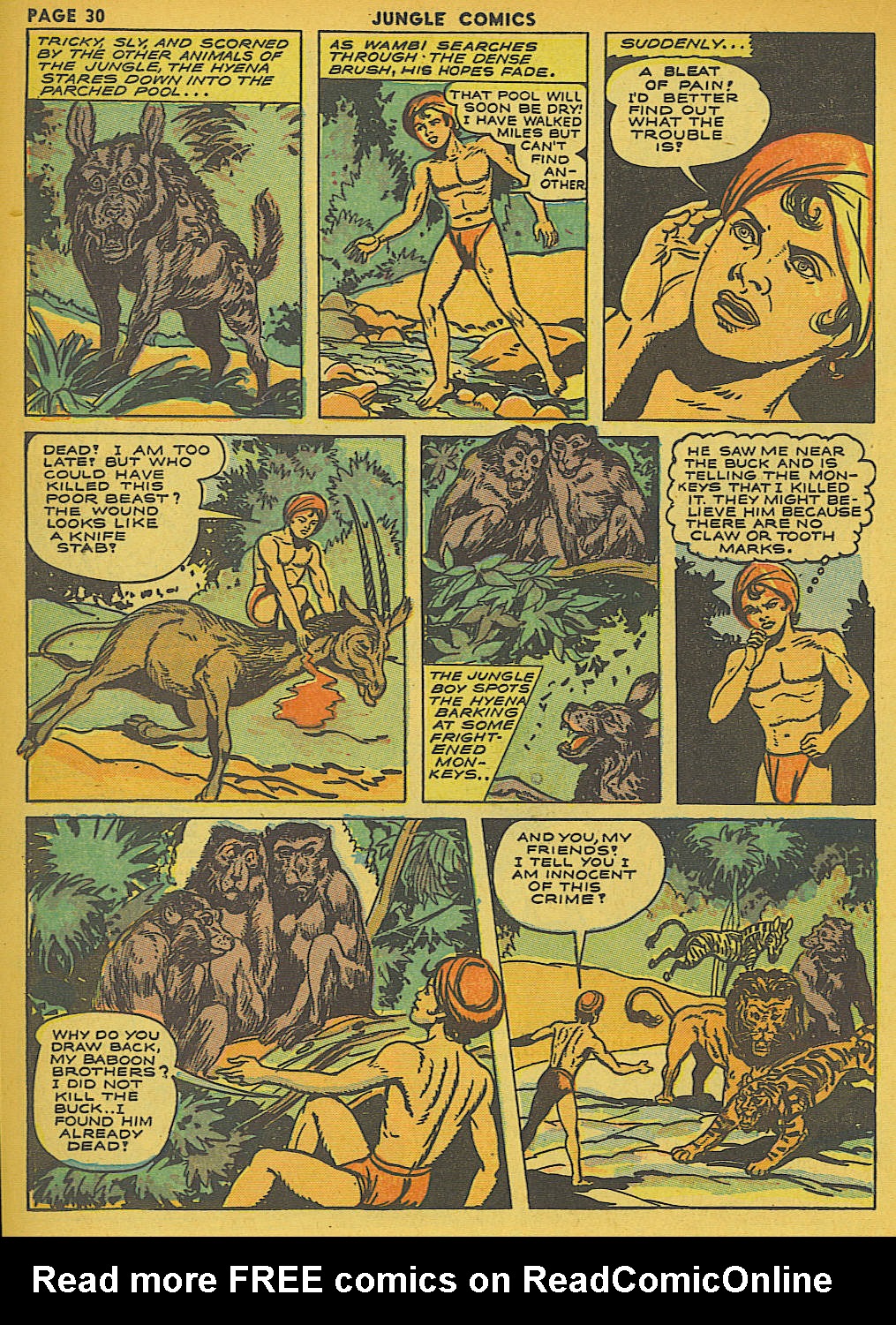 Read online Jungle Comics comic -  Issue #41 - 32