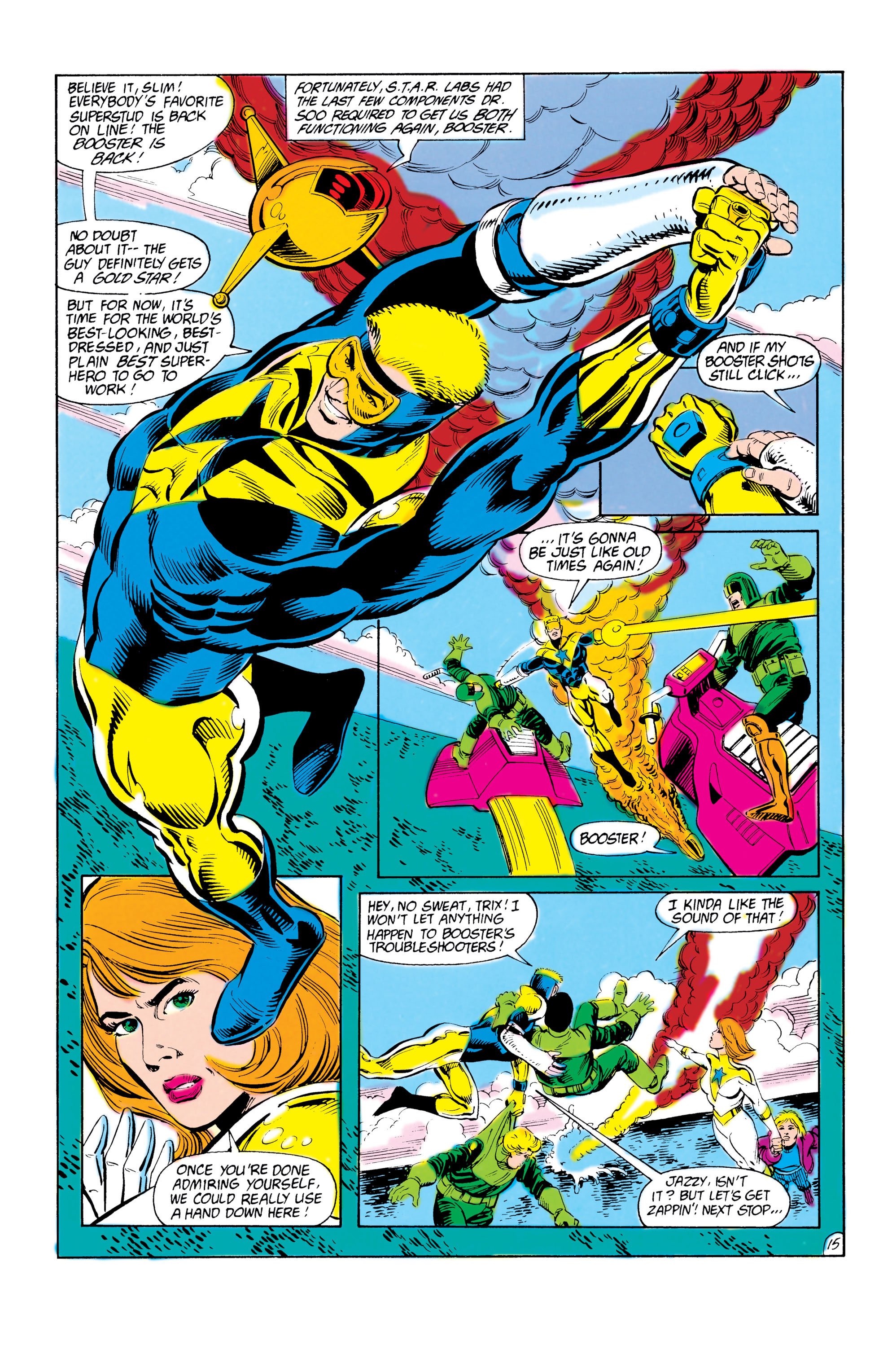 Read online Booster Gold (1986) comic -  Issue #15 - 16