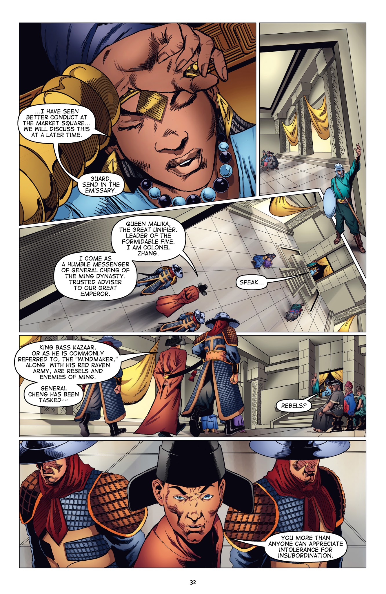 Read online Malika: Warrior Queen comic -  Issue # TPB 1 (Part 1) - 34