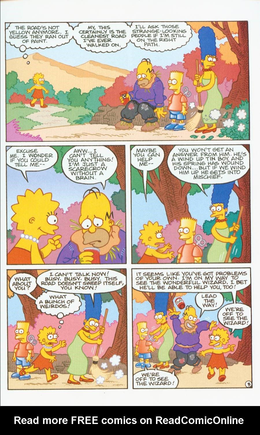 Read online Treehouse of Horror comic -  Issue #7 - 16