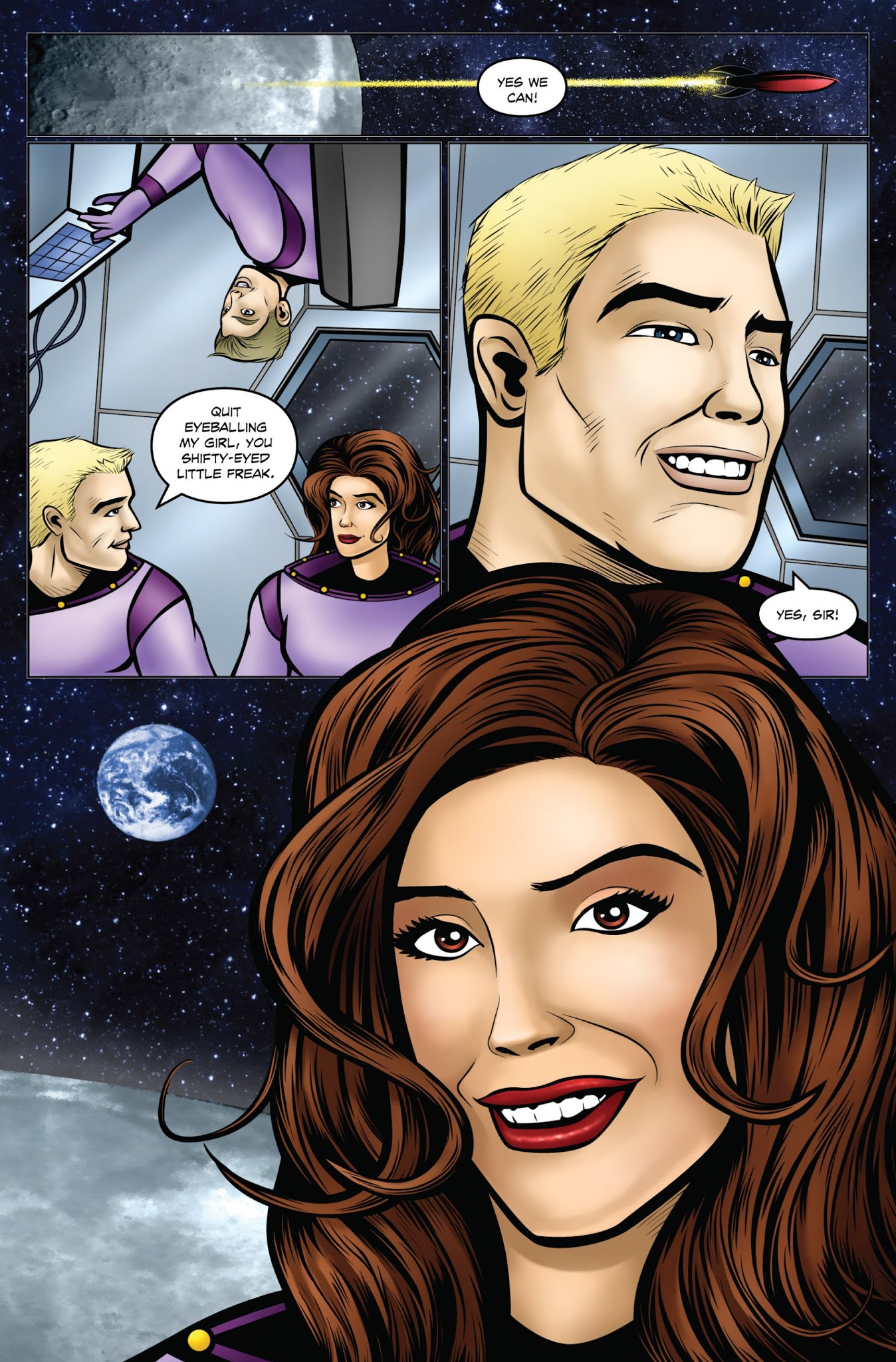 Read online Space Women Beyond the Stratosphere comic -  Issue # TPB - 100