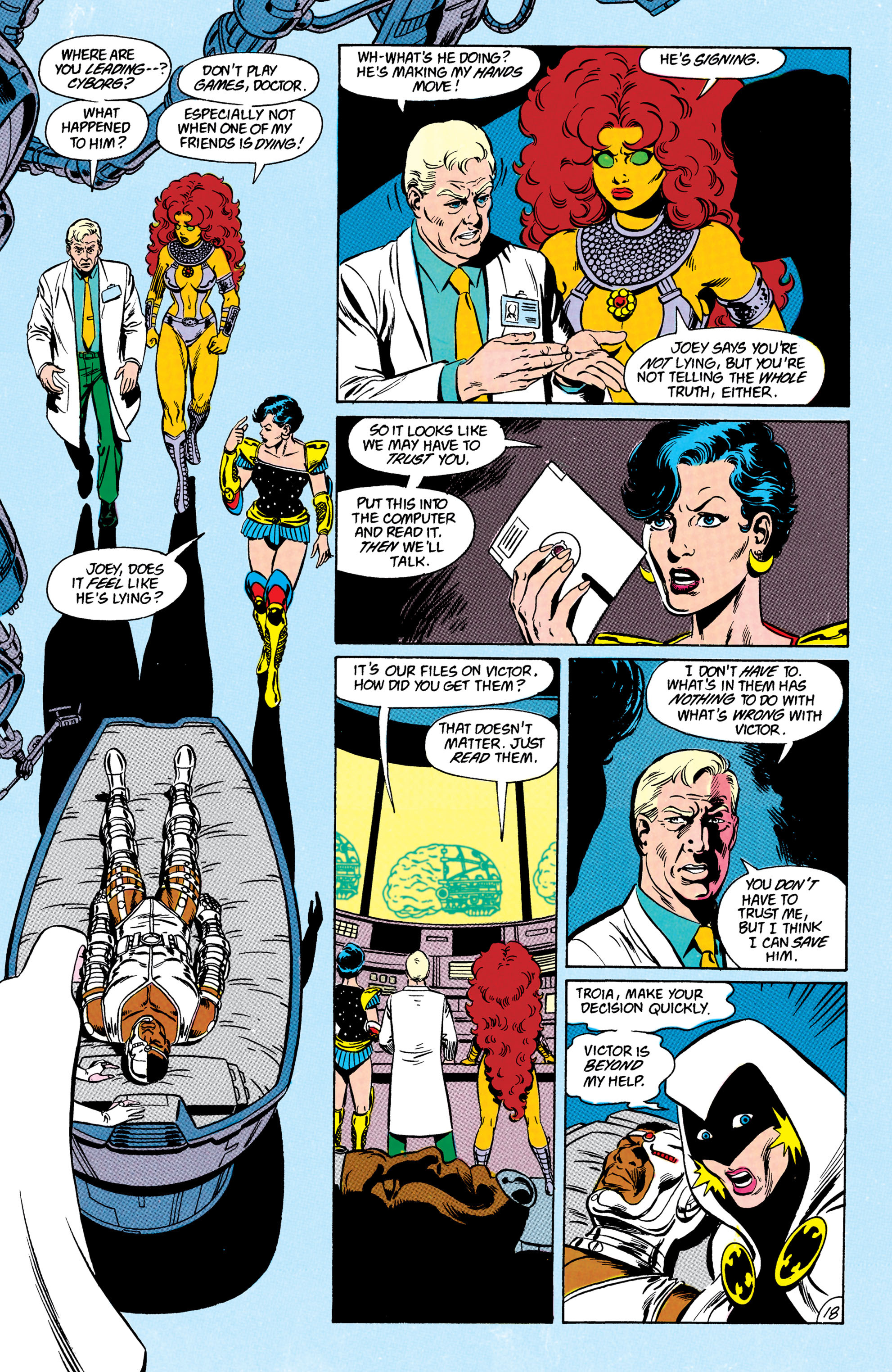 Read online The New Titans (1988) comic -  Issue #58 - 19
