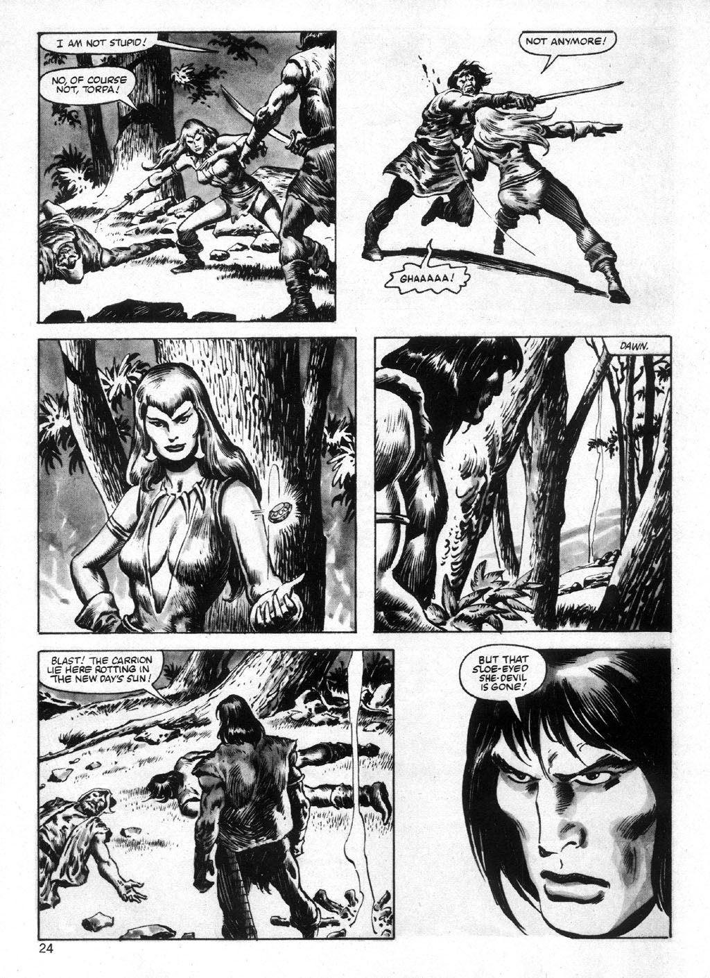 Read online The Savage Sword Of Conan comic -  Issue #95 - 24