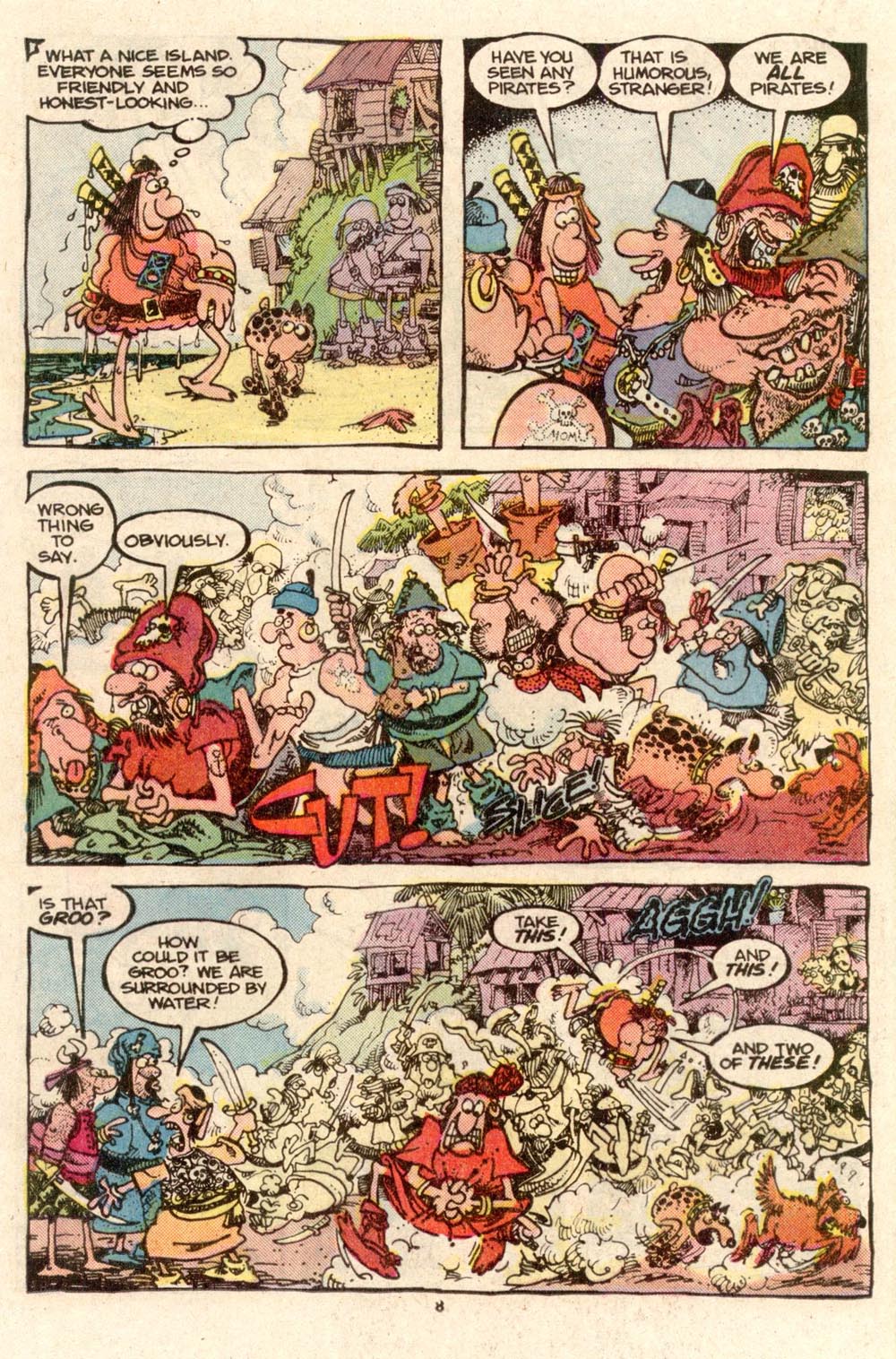 Read online Sergio Aragonés Groo the Wanderer comic -  Issue #33 - 8