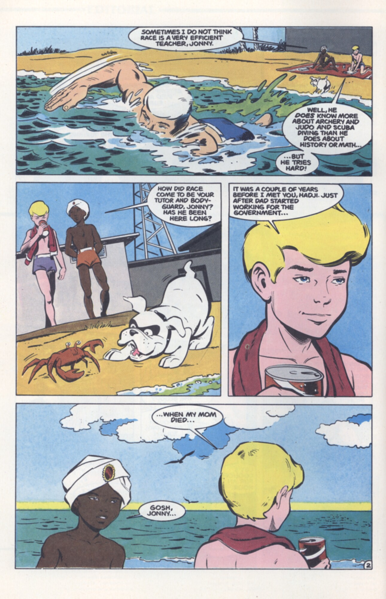 Read online Jonny Quest comic -  Issue #2 - 4