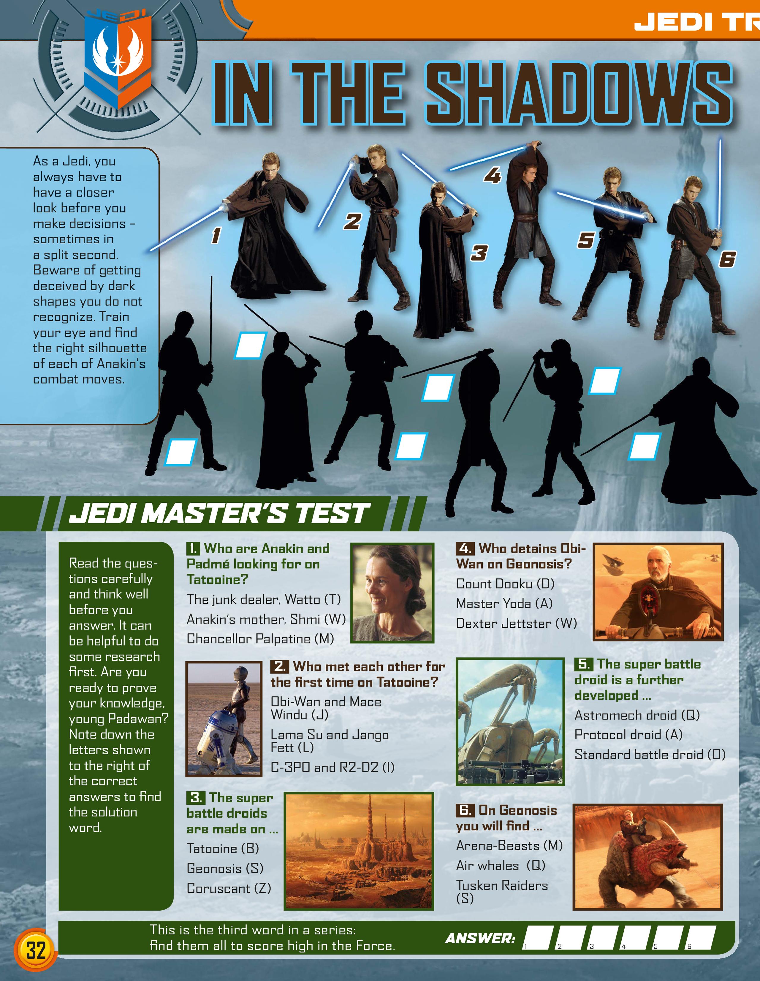 Read online Star Wars Jedi Master Magazine comic -  Issue #2 - 32