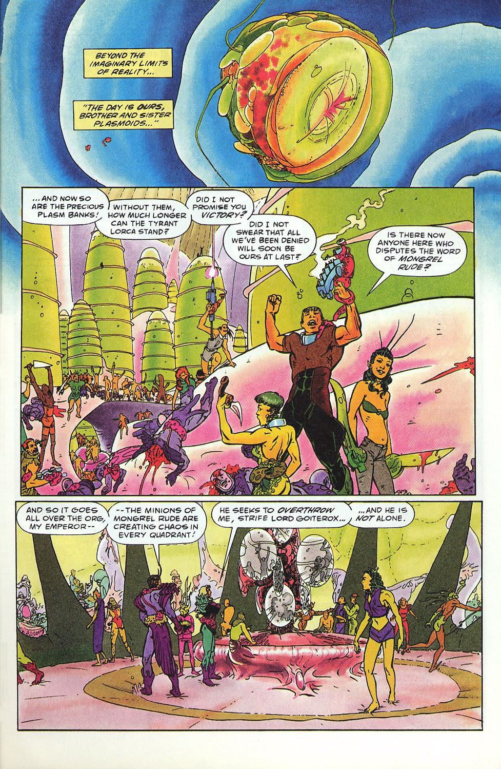Read online Warriors of Plasm comic -  Issue #6 - 8