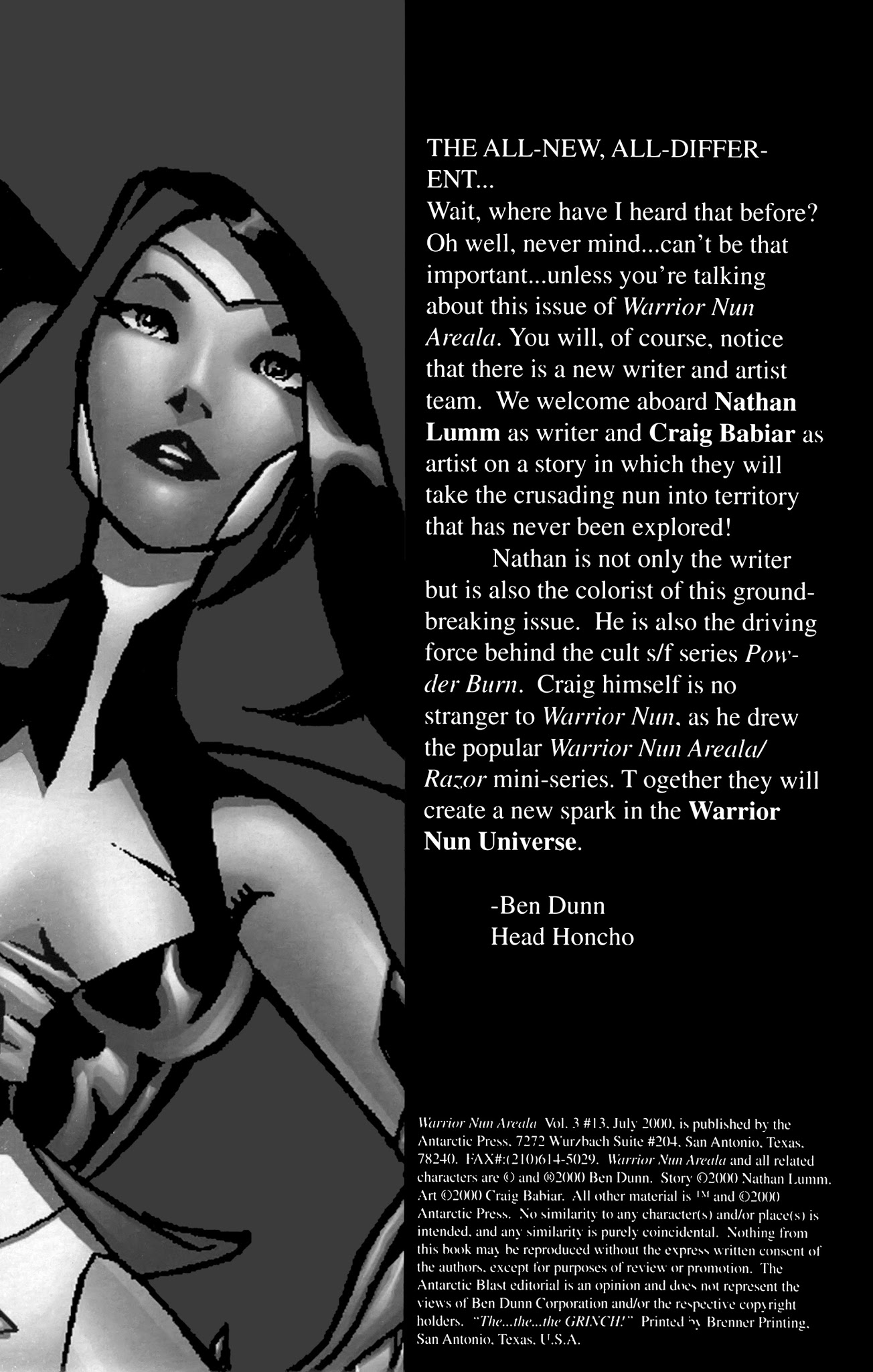 Read online Warrior Nun Areala (1999) comic -  Issue #13 - 2