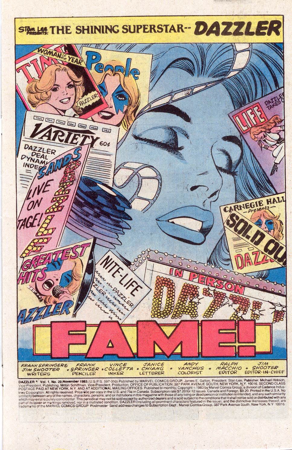 Read online Dazzler (1981) comic -  Issue #29 - 2