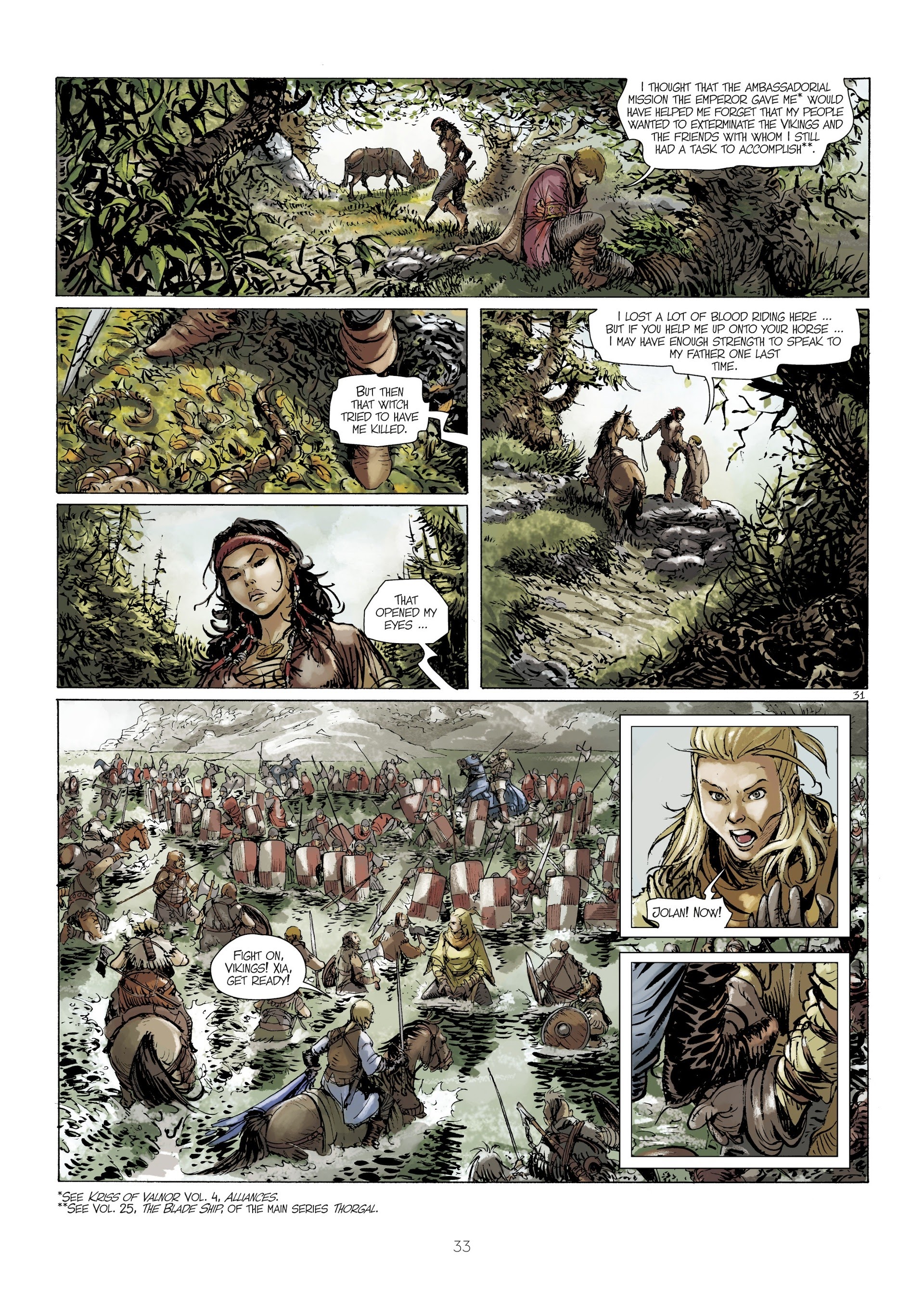 Read online Kriss of Valnor: Red as the Raheborg comic -  Issue # Full - 35