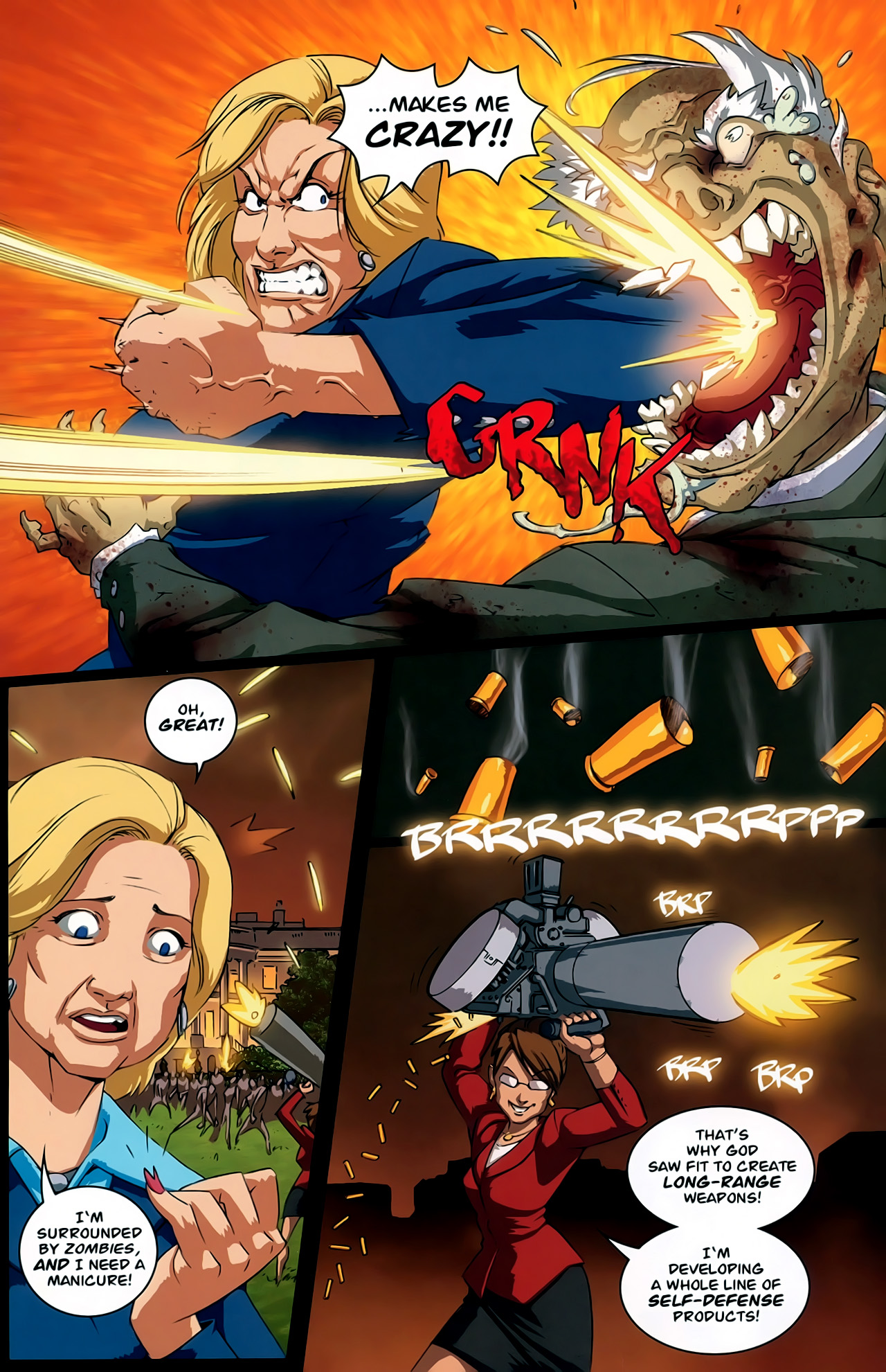 Read online President Evil comic -  Issue #1 - 23