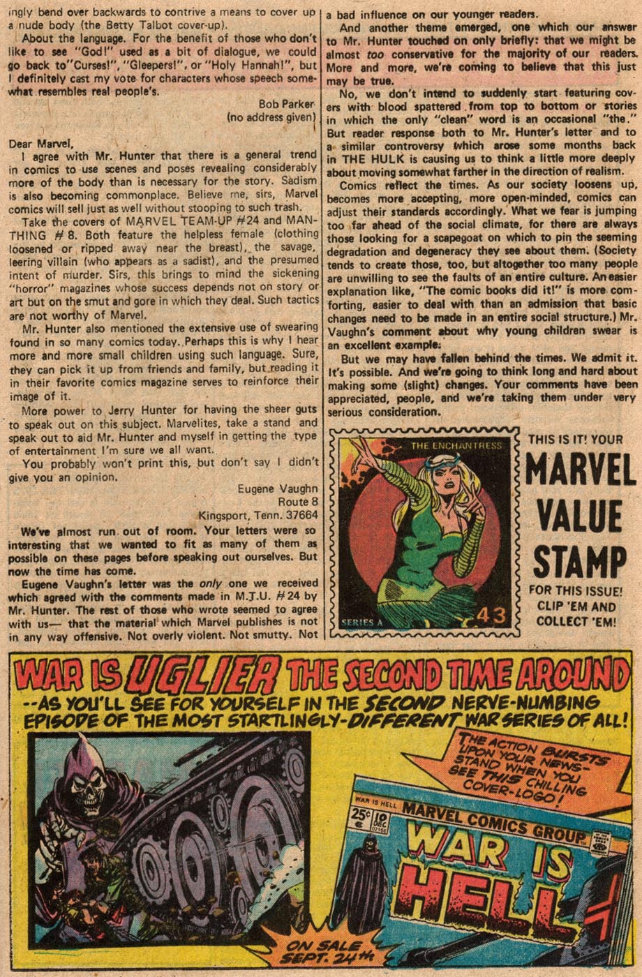 Read online Marvel Team-Up (1972) comic -  Issue #28 - 14