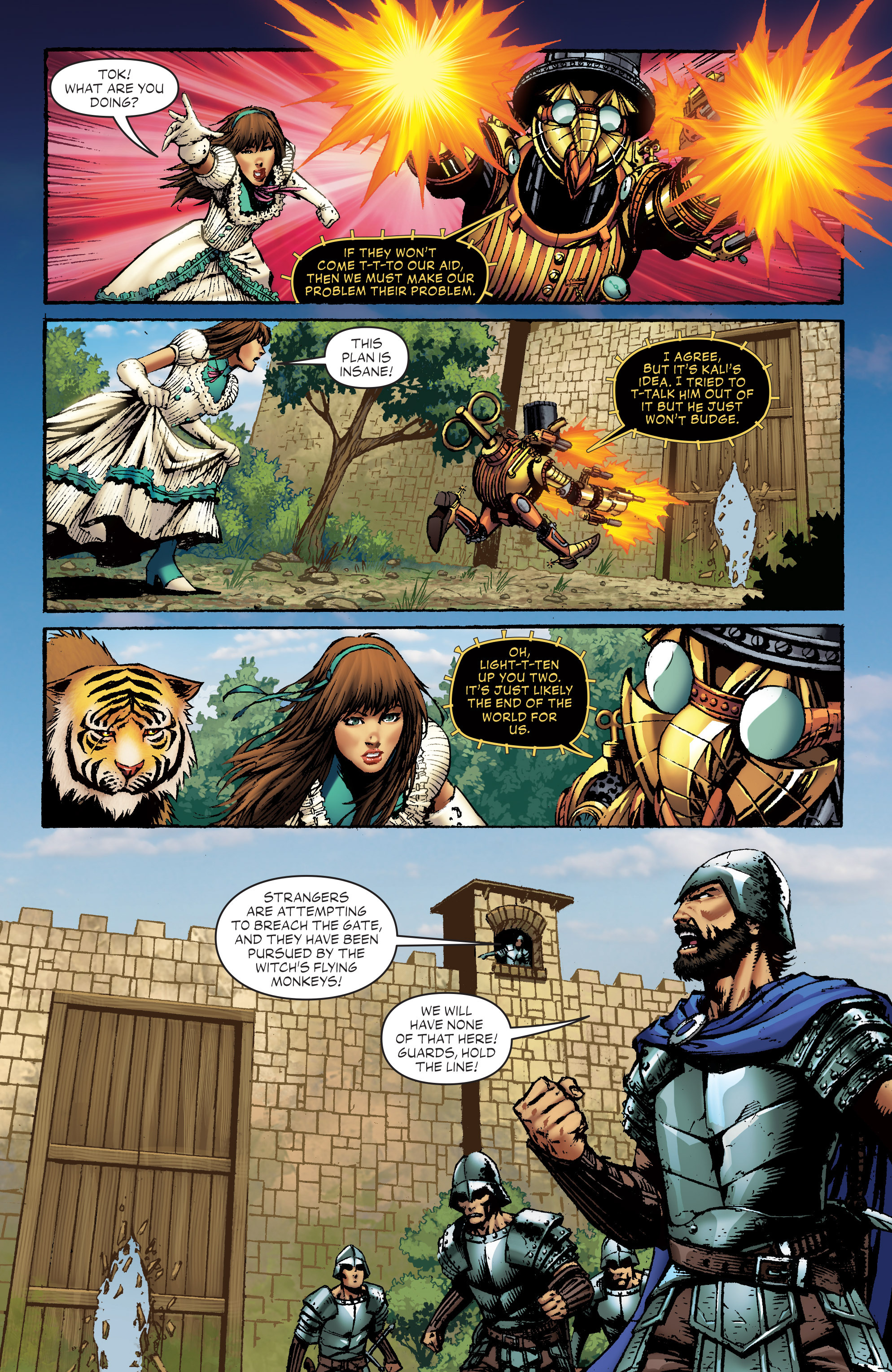 Read online Legends of Oz: Tik-Tok and the Kalidah comic -  Issue #3 - 6