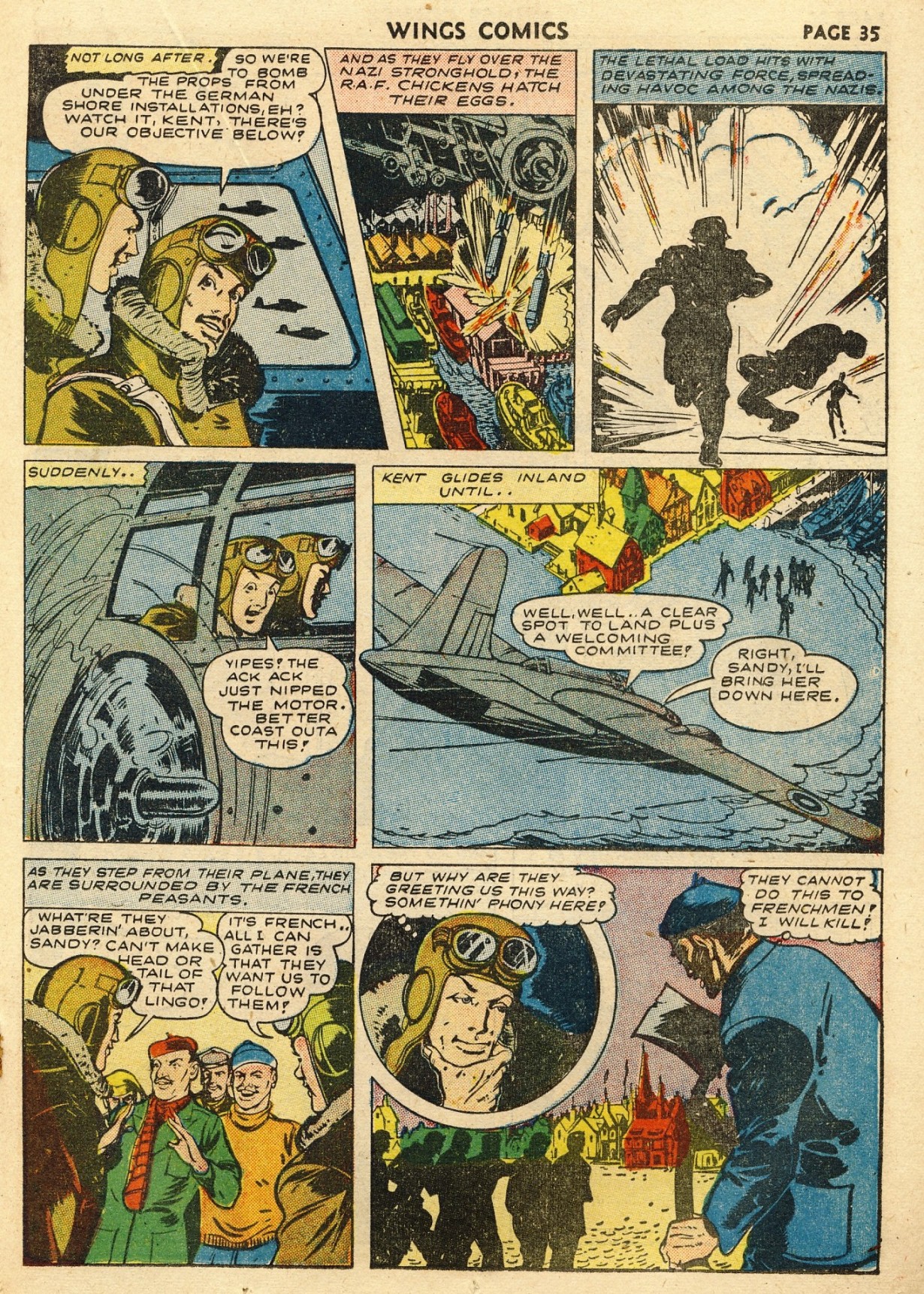 Read online Wings Comics comic -  Issue #33 - 37