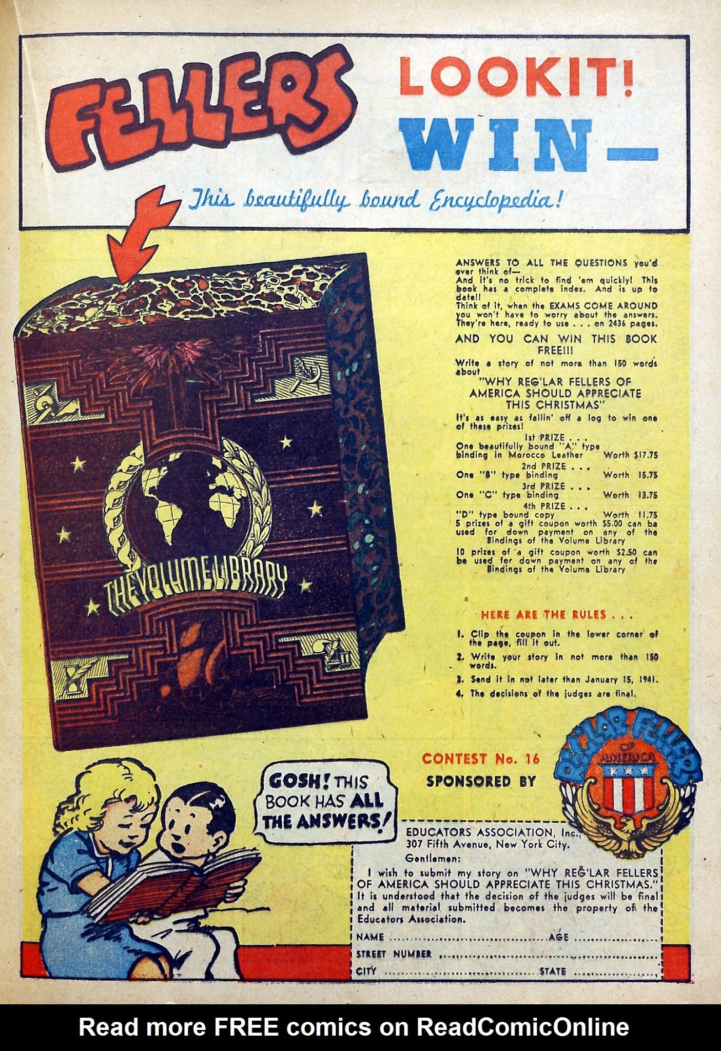 Read online Reg'lar Fellers Heroic Comics comic -  Issue #4 - 41