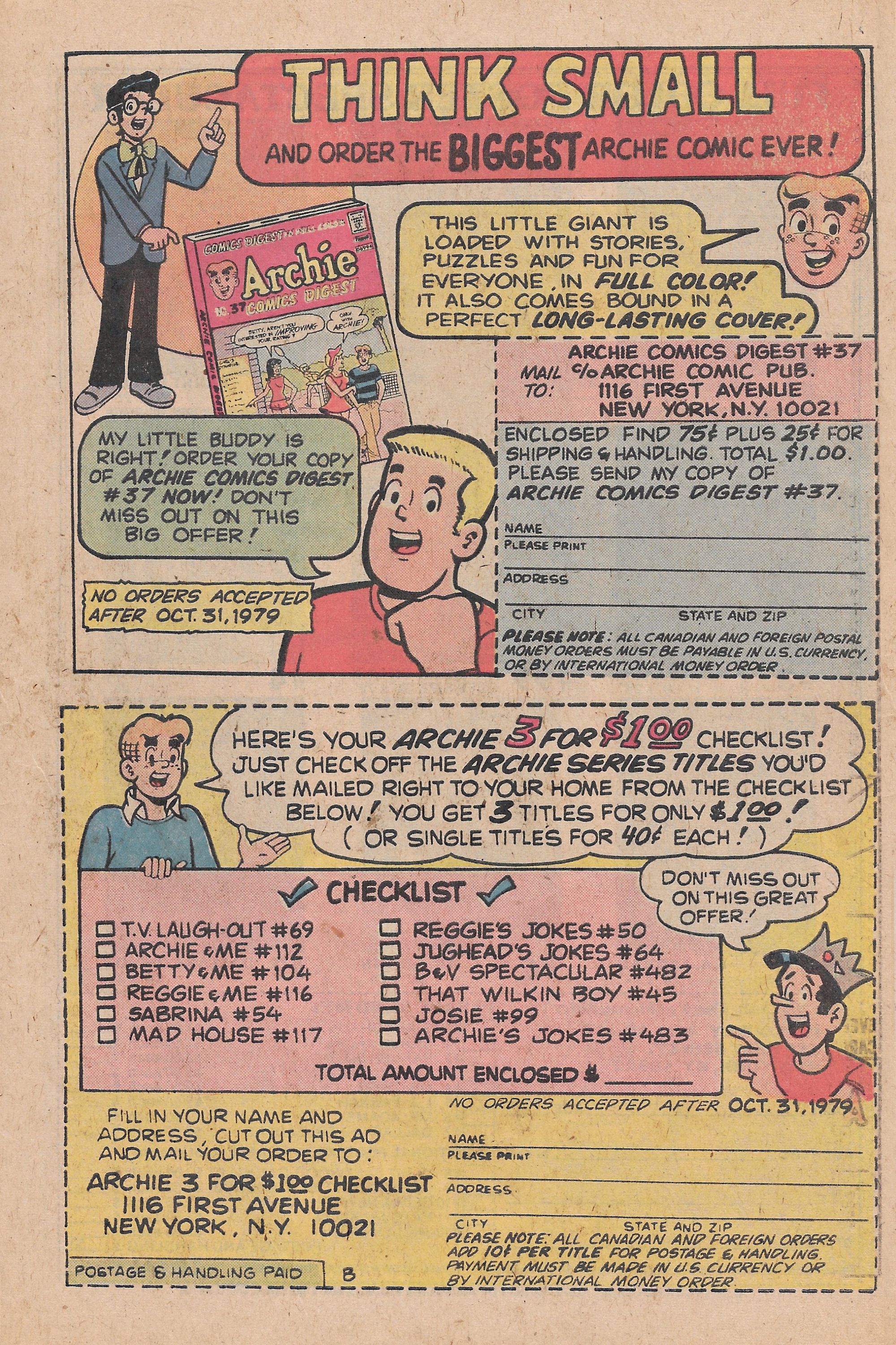 Read online Archie's Joke Book Magazine comic -  Issue #258 - 27