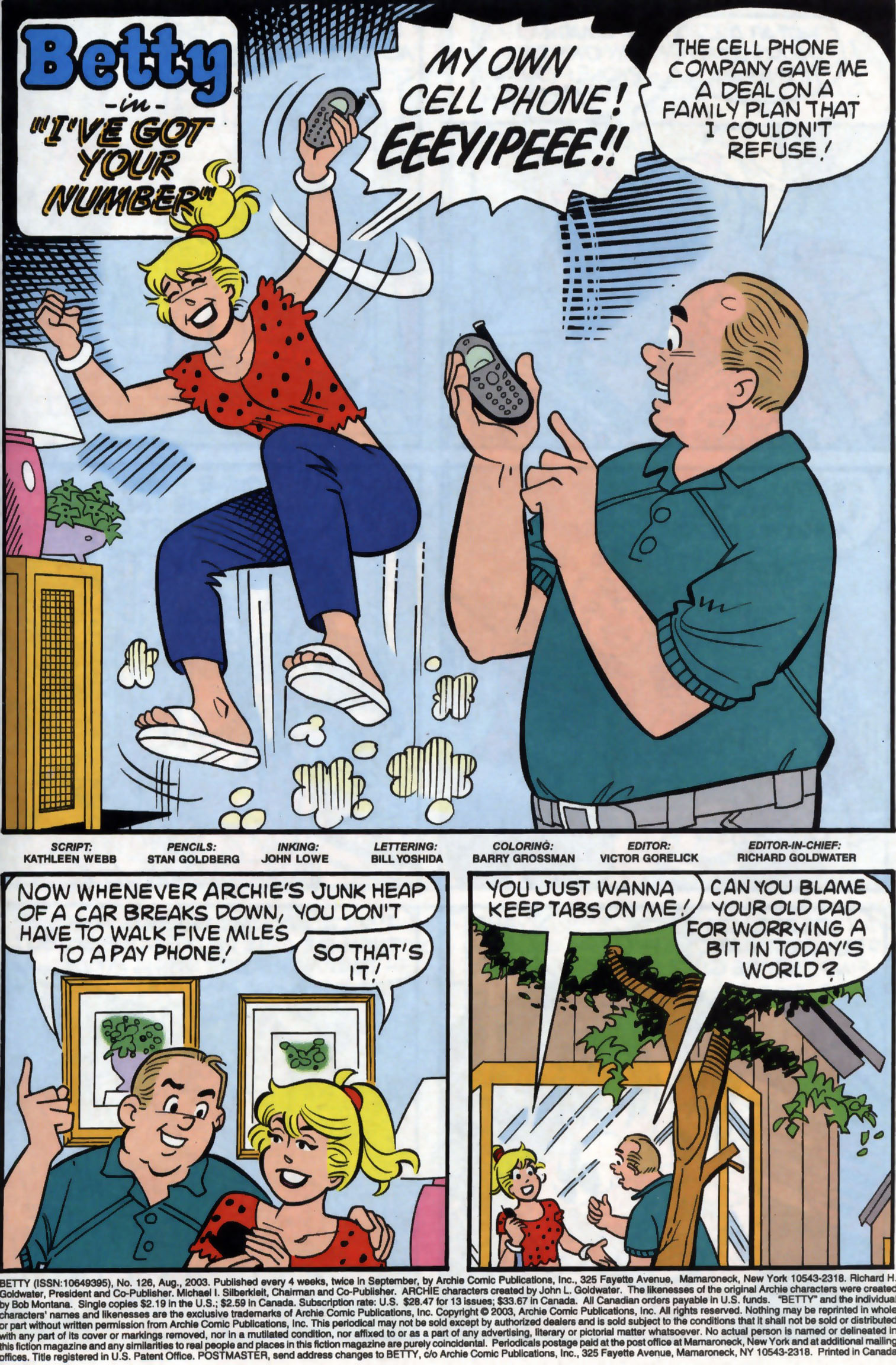 Read online Betty comic -  Issue #126 - 2