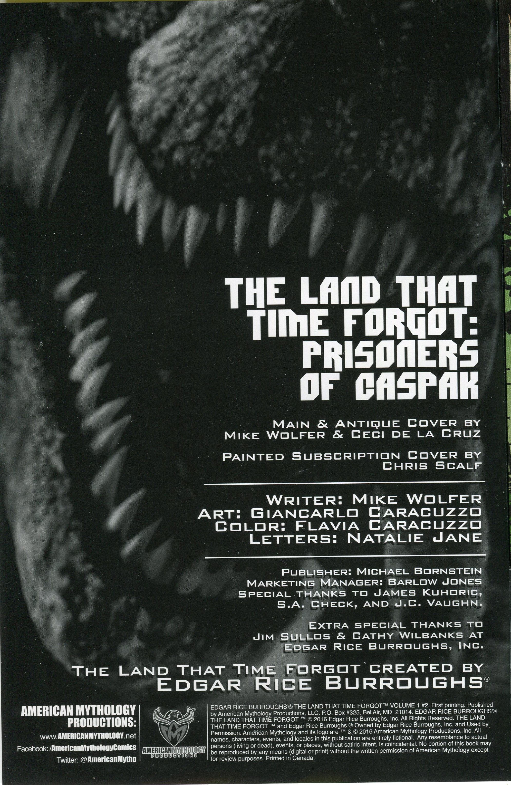 Read online Edgar Rice Burroughs The Land That Time Forgot comic -  Issue #2 - 2