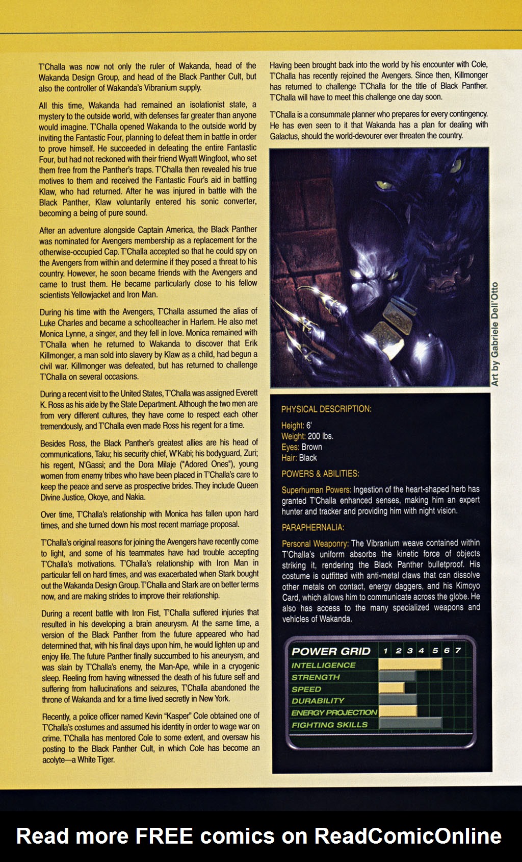 Read online The Official Handbook of the Marvel Universe: The Avengers comic -  Issue # Full - 7