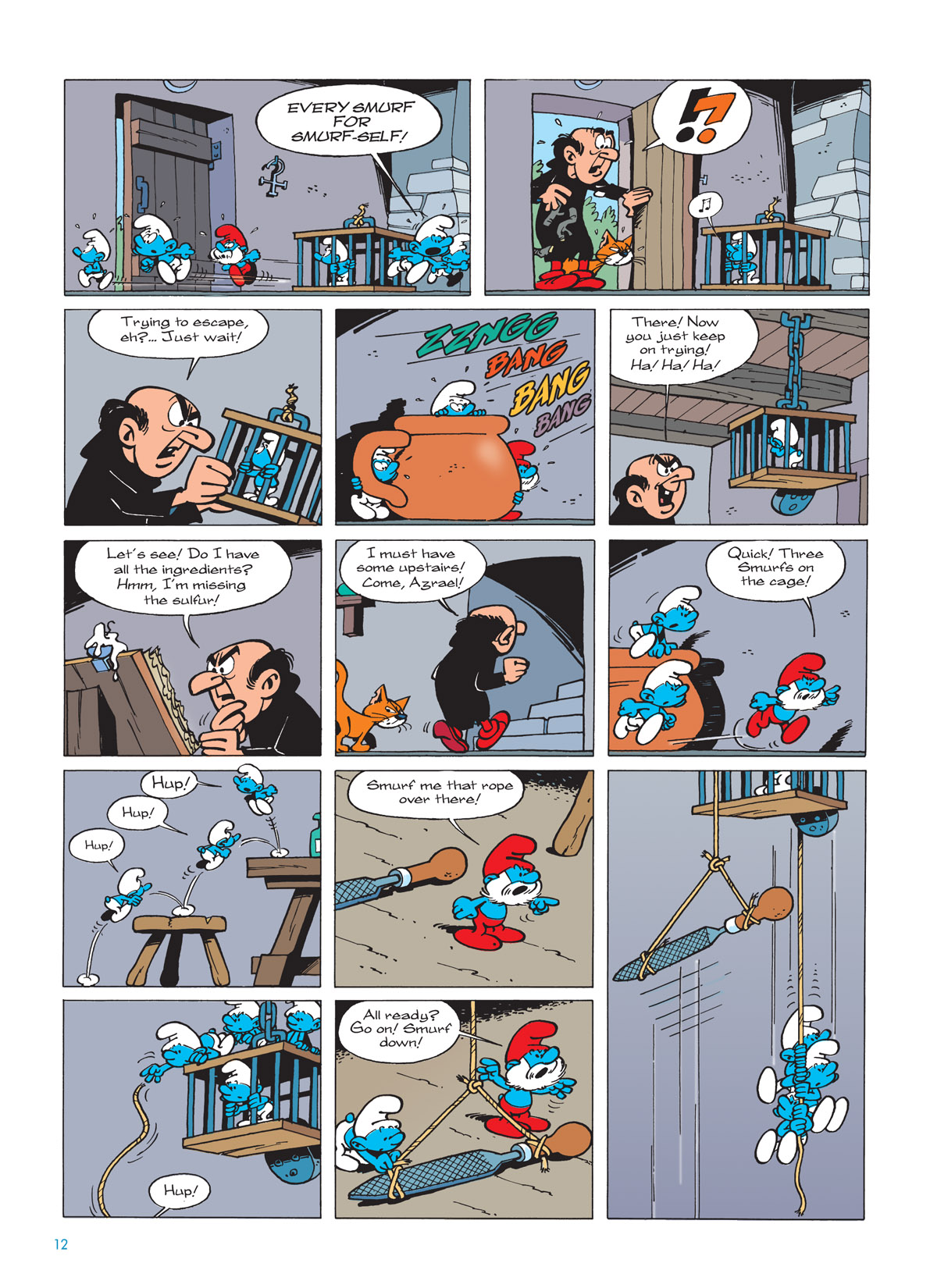 Read online The Smurfs comic -  Issue #9 - 12