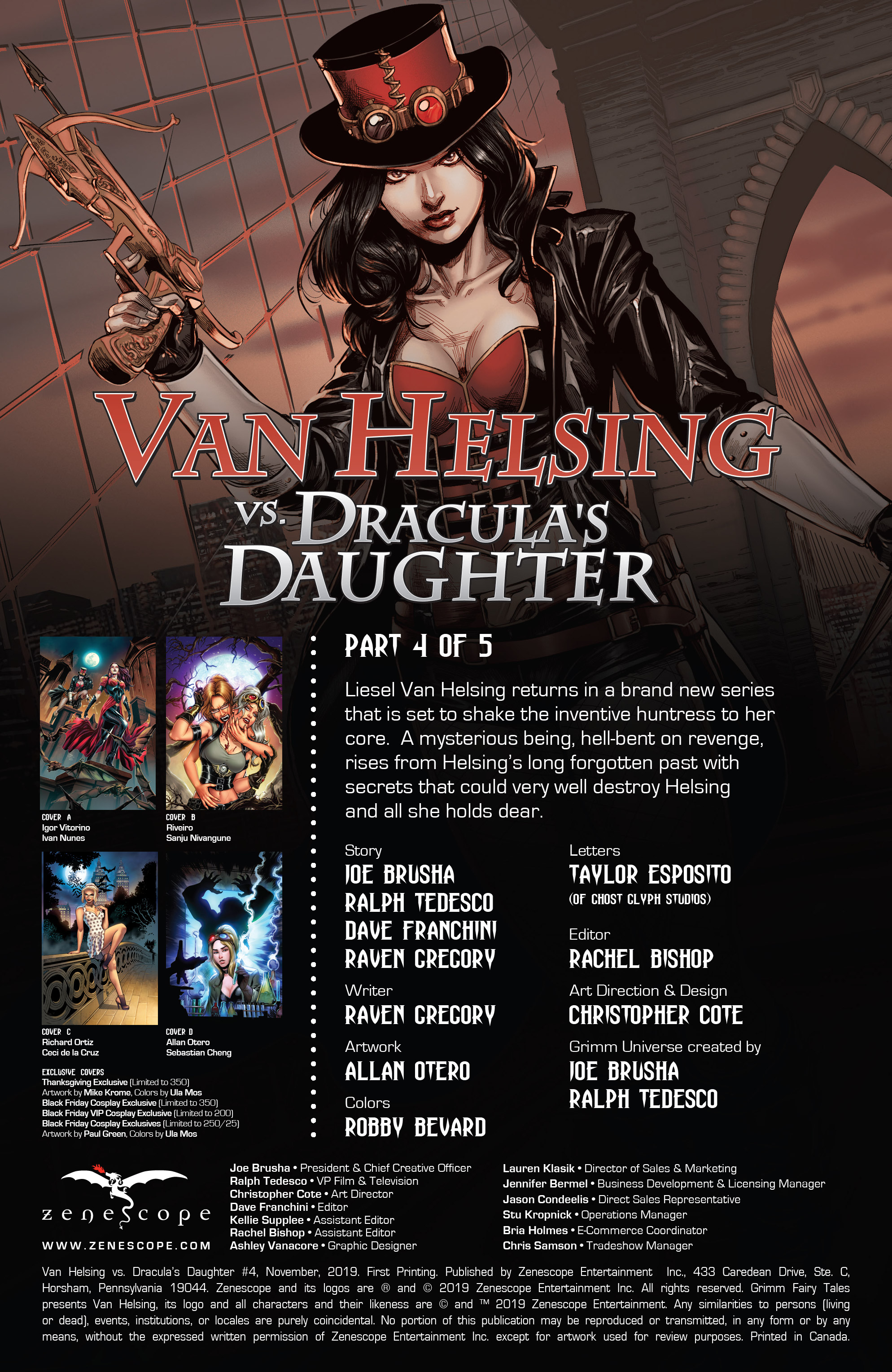 Read online Van Helsing vs. Dracula's Daughter comic -  Issue #4 - 2