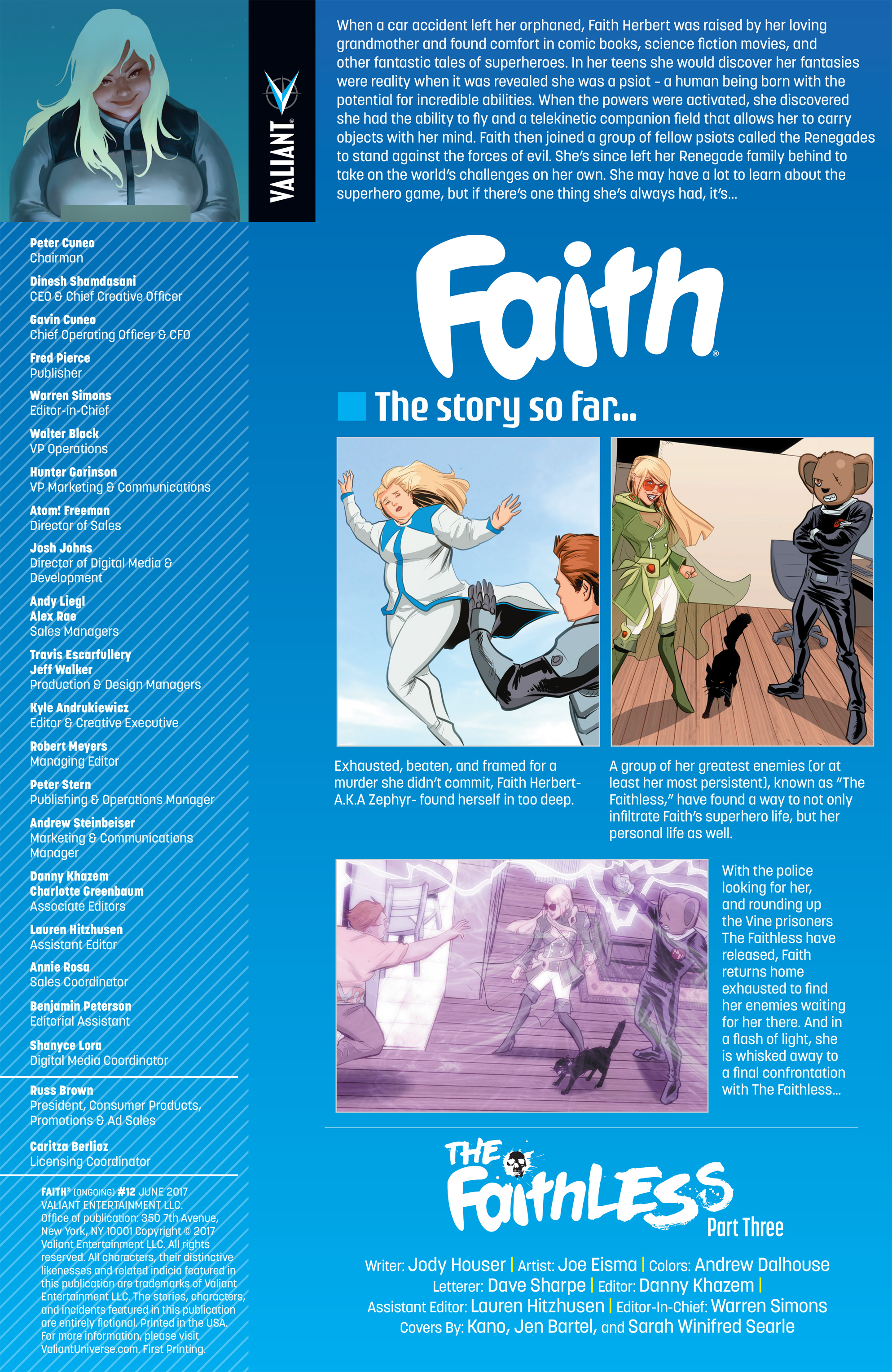Read online Faith (II) comic -  Issue #12 - 2