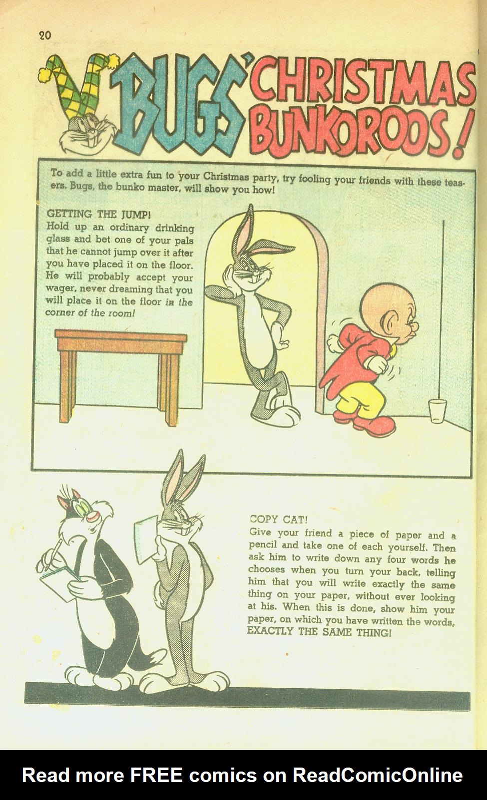 Read online Bugs Bunny's Christmas Funnies comic -  Issue # TPB 7 - 22