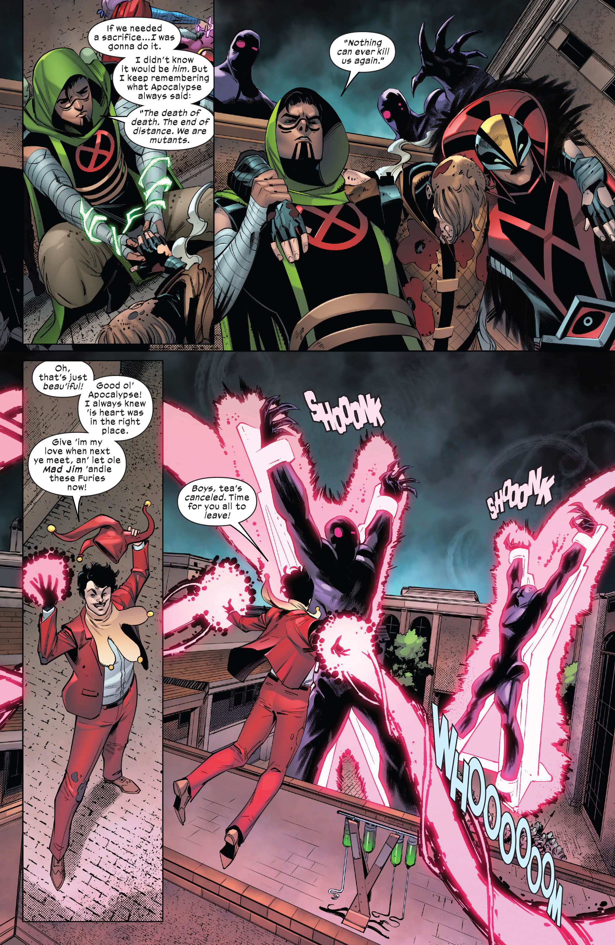 Read online Knights of X comic -  Issue #4 - 5