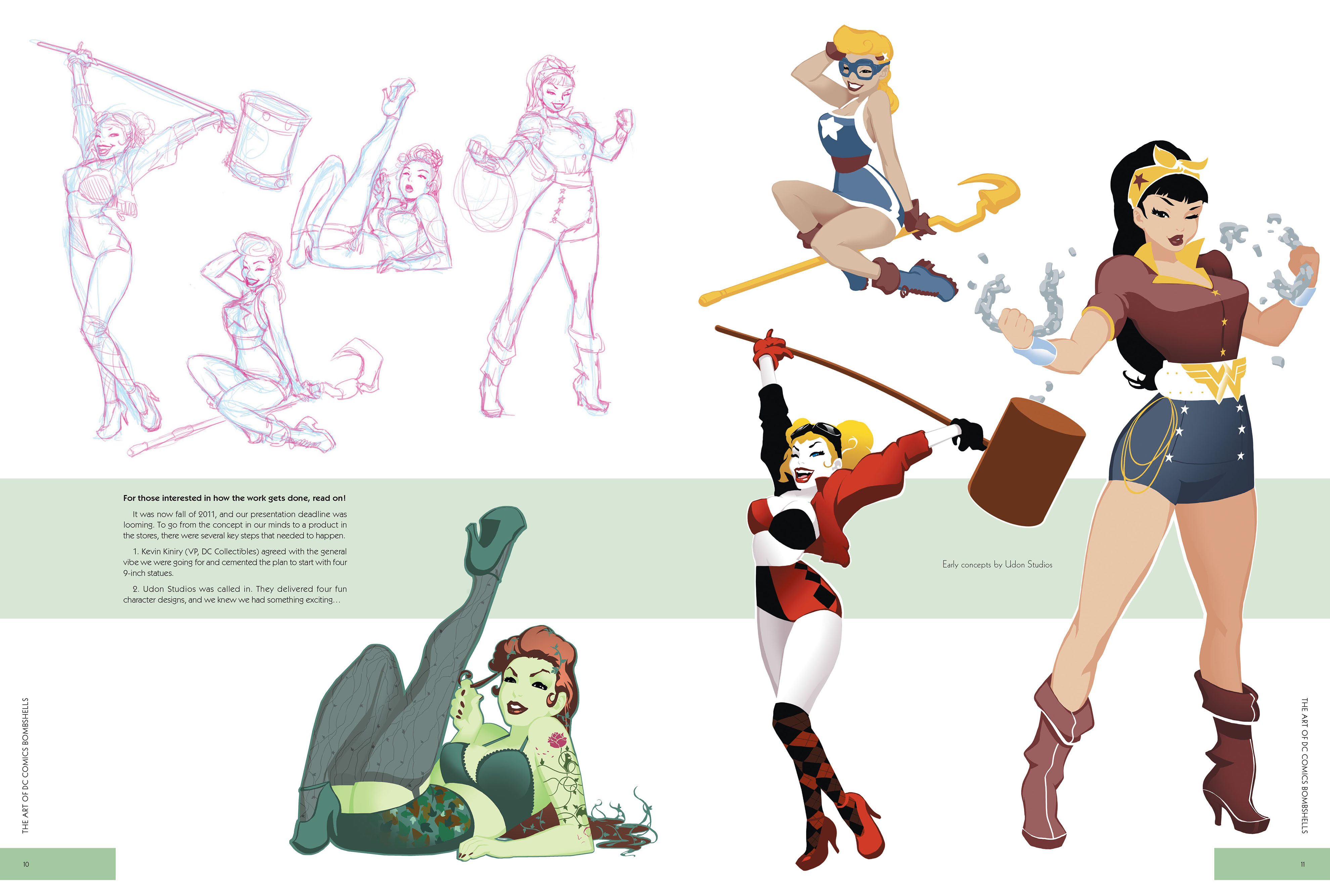 Read online The Art of DC Comics Bombshells comic -  Issue # TPB (Part 1) - 9