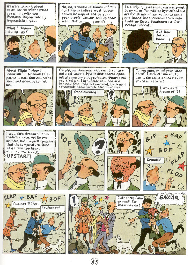 Read online The Adventures of Tintin comic -  Issue #22 - 50