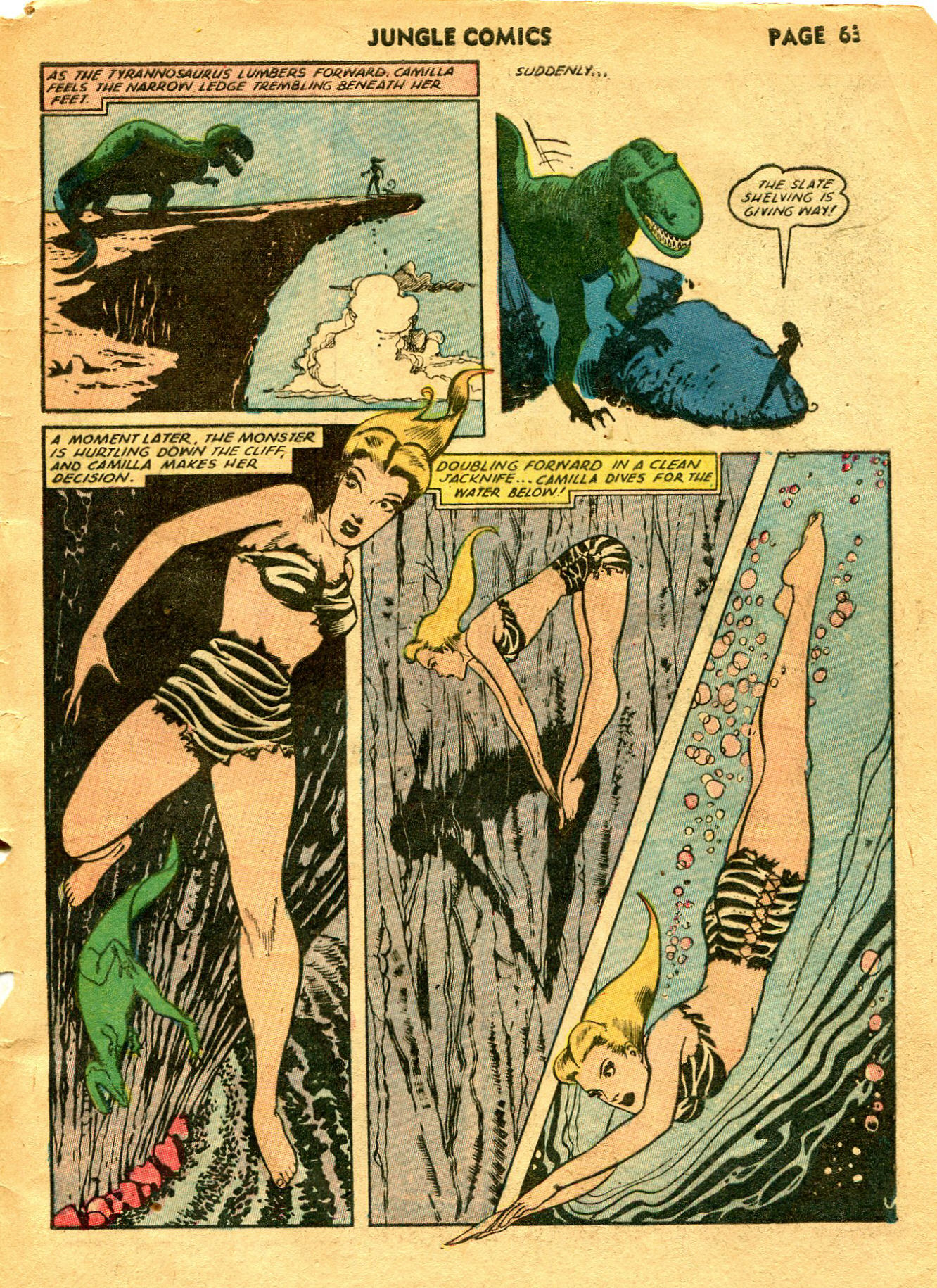 Read online Jungle Comics comic -  Issue #33 - 65