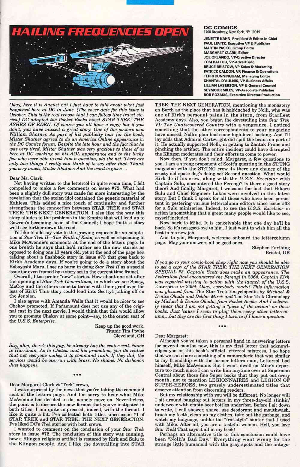 Read online Star Trek (1989) comic -  Issue #76 - 26