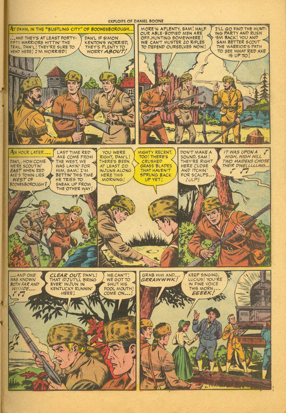 Read online Exploits of Daniel Boone comic -  Issue #4 - 21