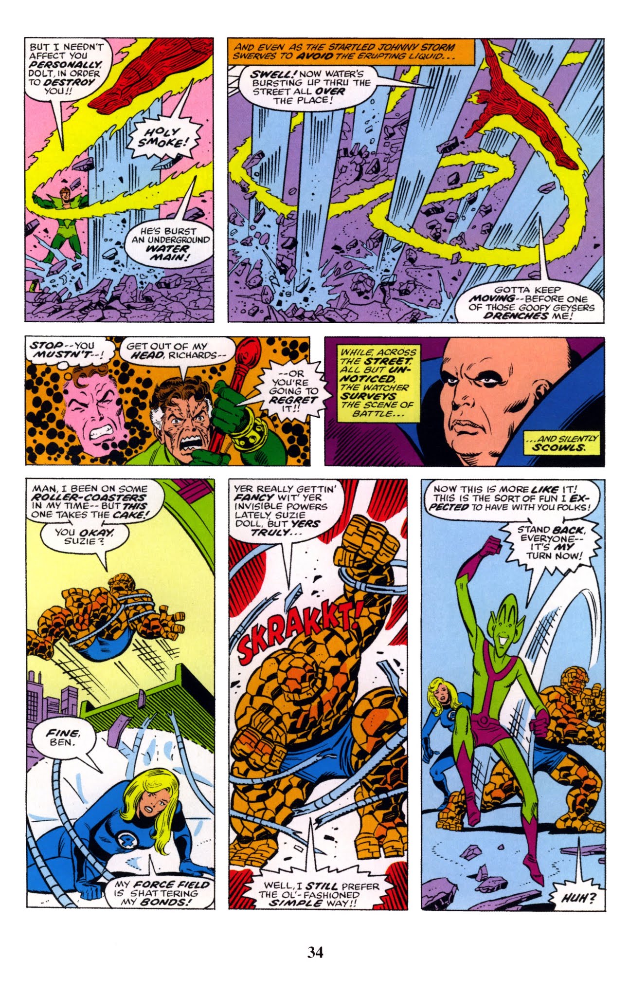 Read online Fantastic Four Visionaries: George Perez comic -  Issue # TPB 2 (Part 1) - 34
