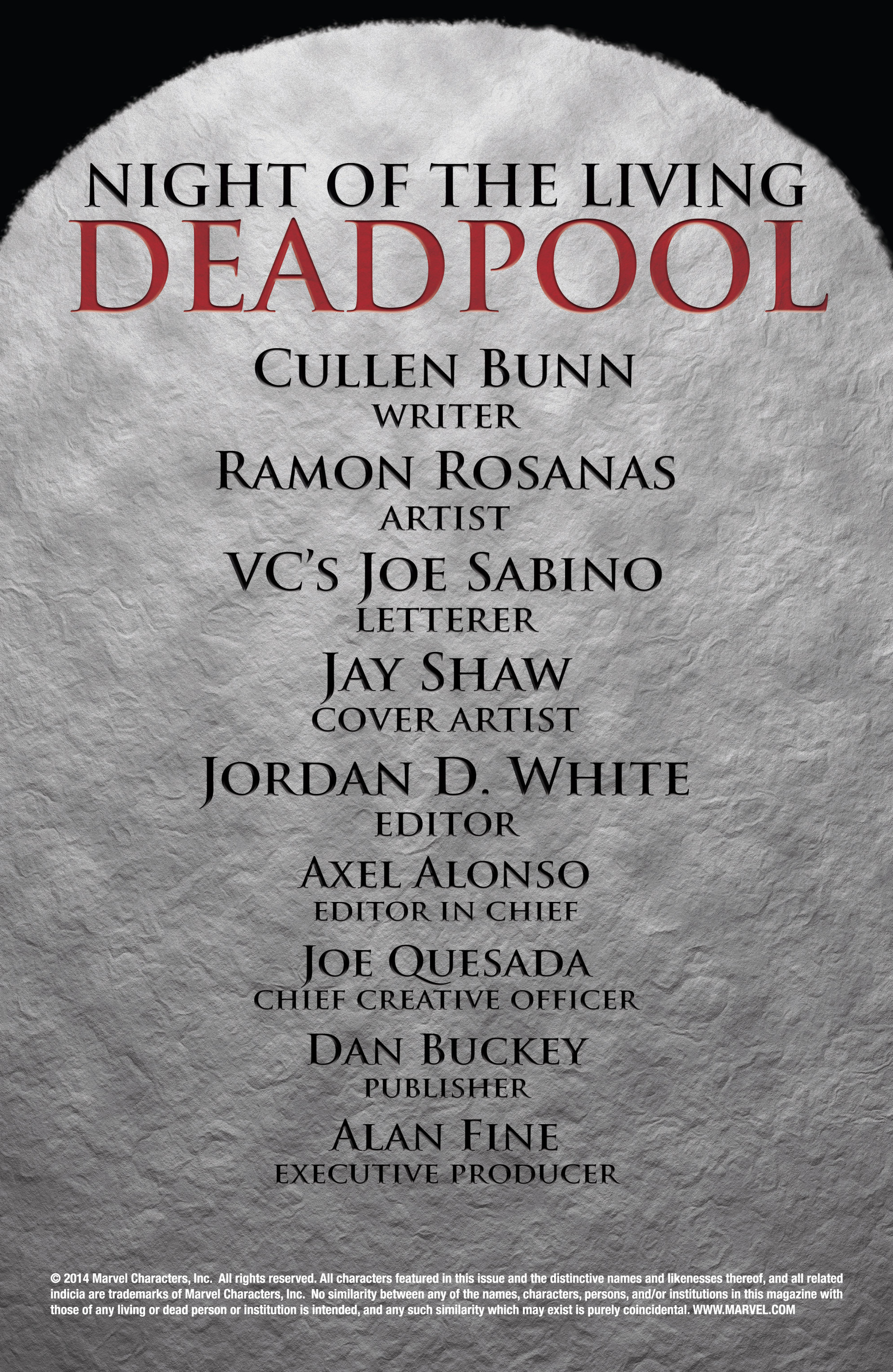 Read online Night of the Living Deadpool comic -  Issue #1 - 2