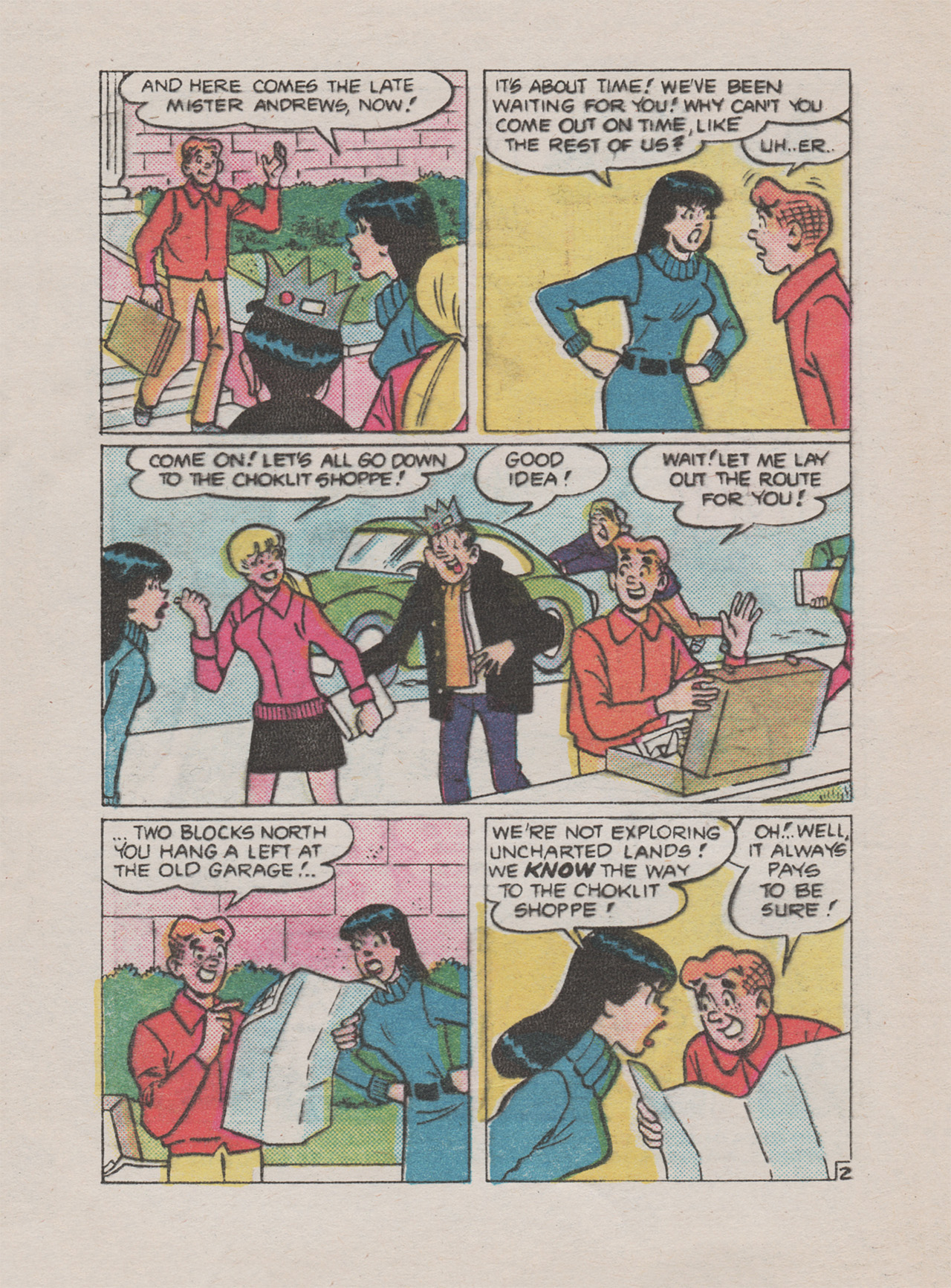 Read online Archie's Story & Game Digest Magazine comic -  Issue #2 - 124