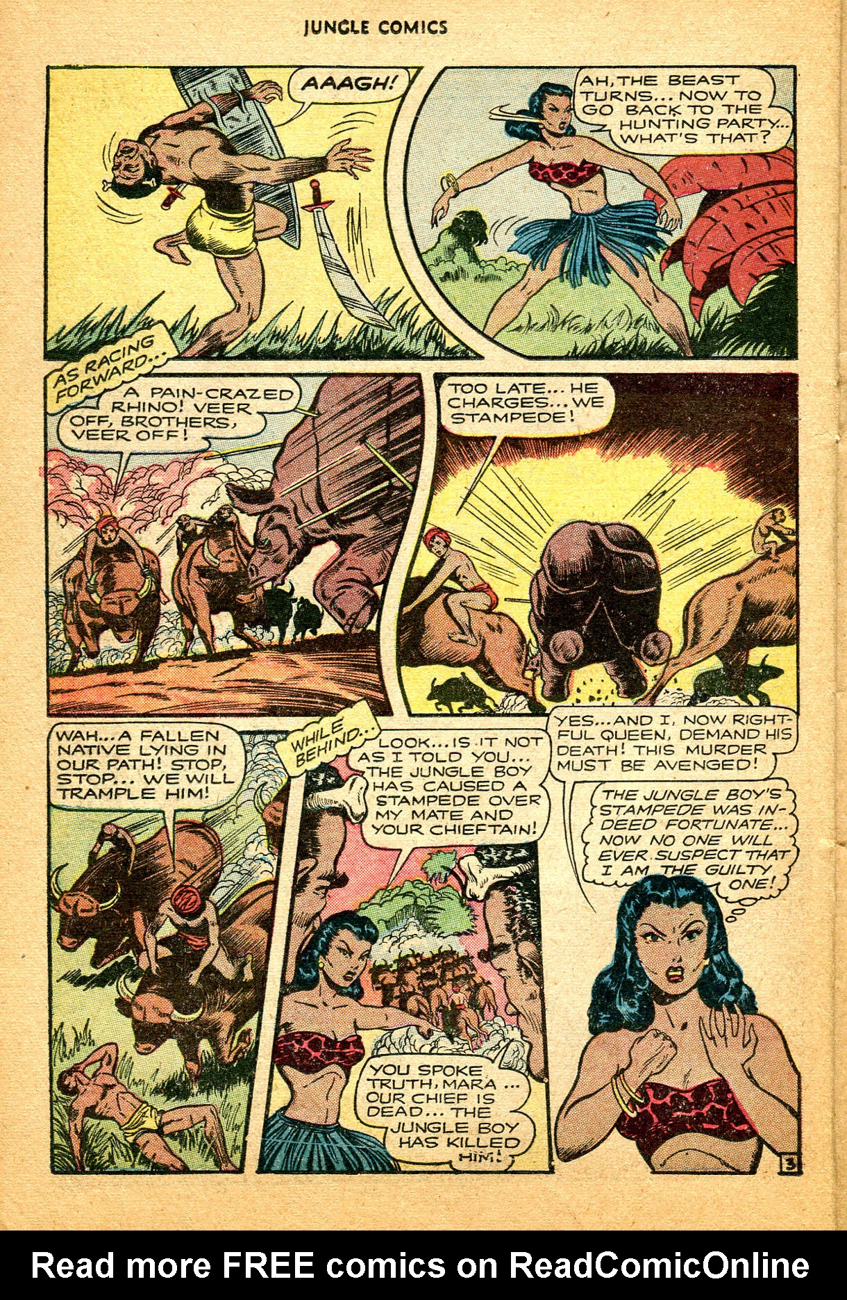 Read online Jungle Comics comic -  Issue #89 - 32