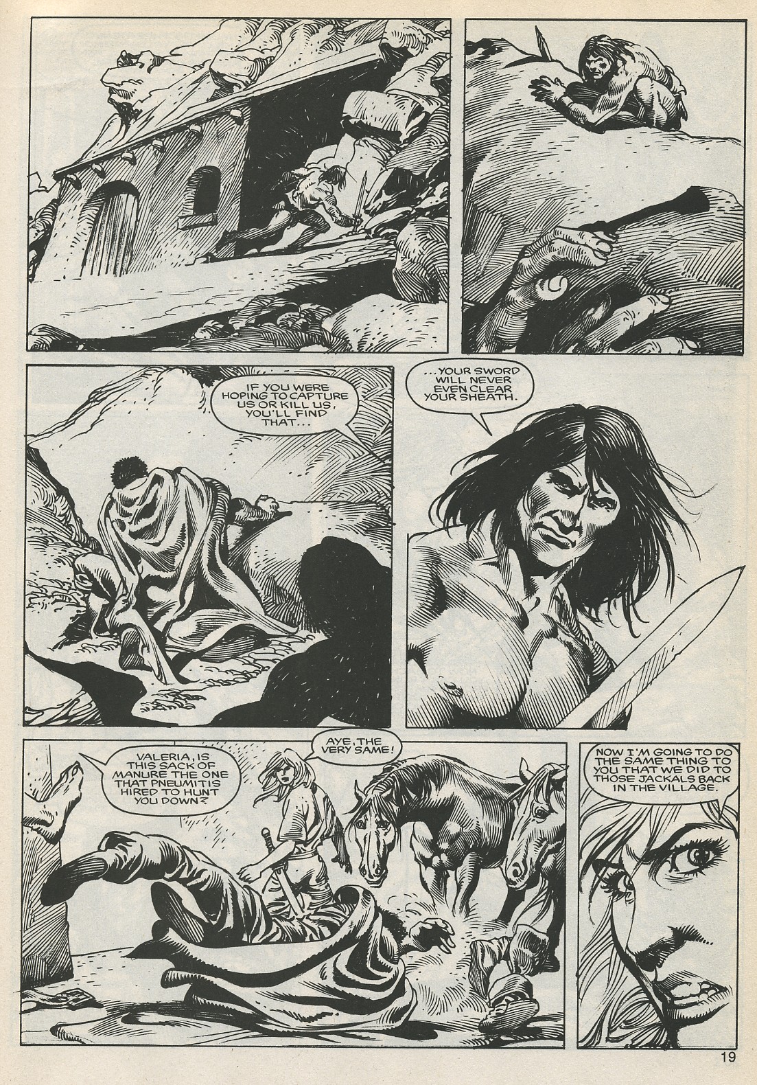 Read online The Savage Sword Of Conan comic -  Issue #127 - 19