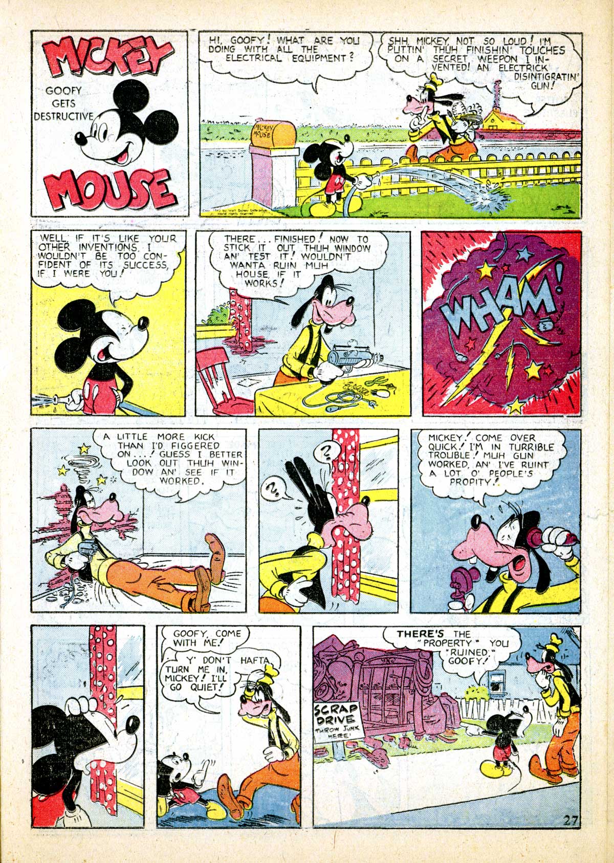 Read online Walt Disney's Comics and Stories comic -  Issue #35 - 28
