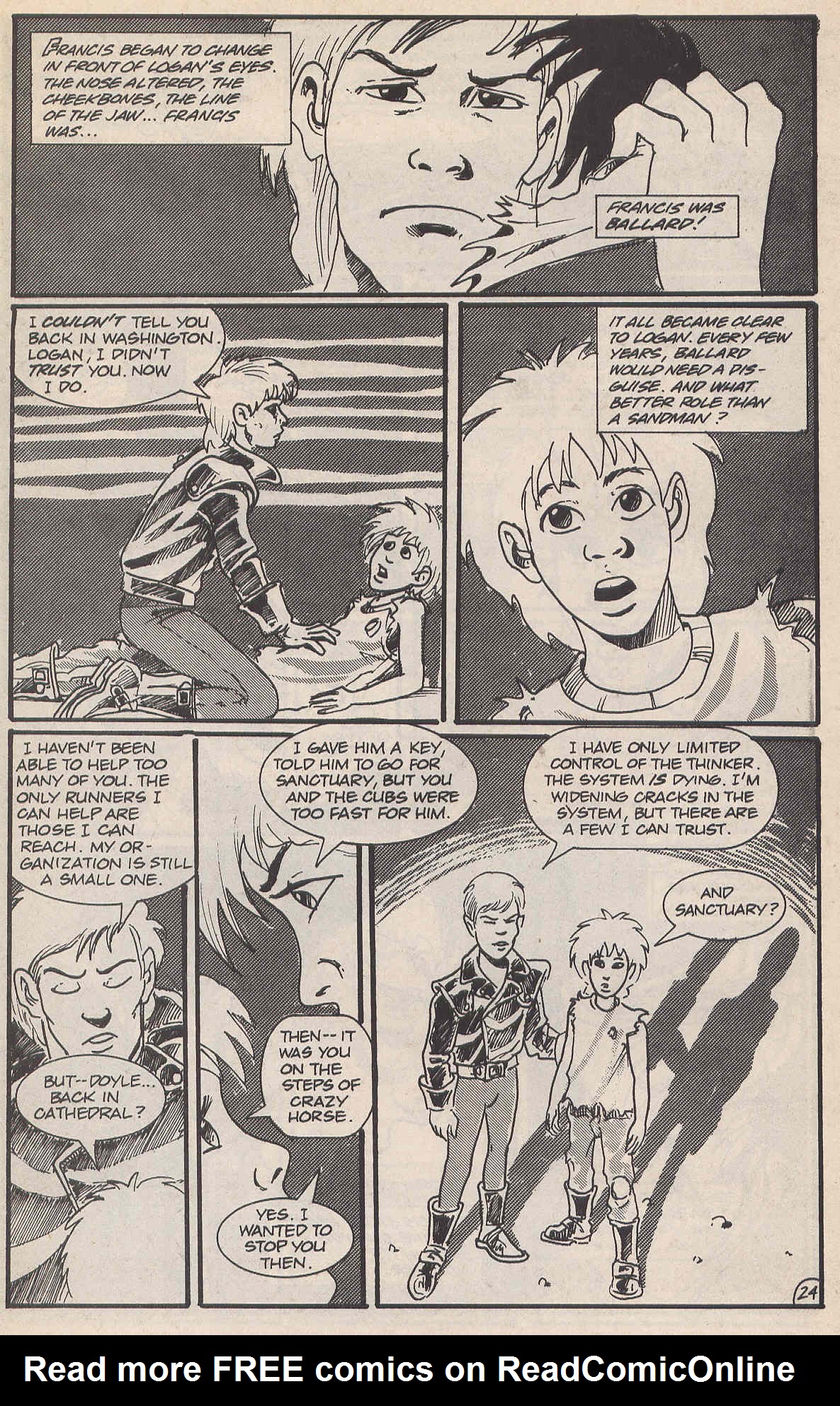 Read online Logan's Run (1990) comic -  Issue #6 - 26