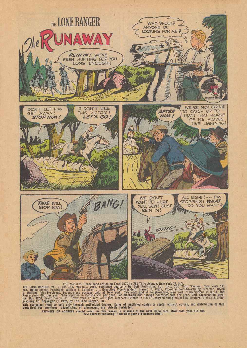 Read online The Lone Ranger (1948) comic -  Issue #145 - 3