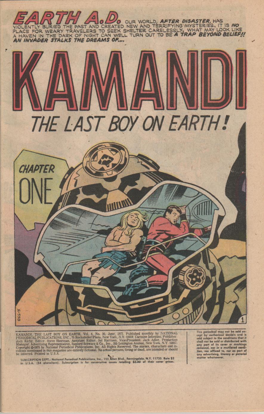 Read online Kamandi, The Last Boy On Earth comic -  Issue #30 - 3
