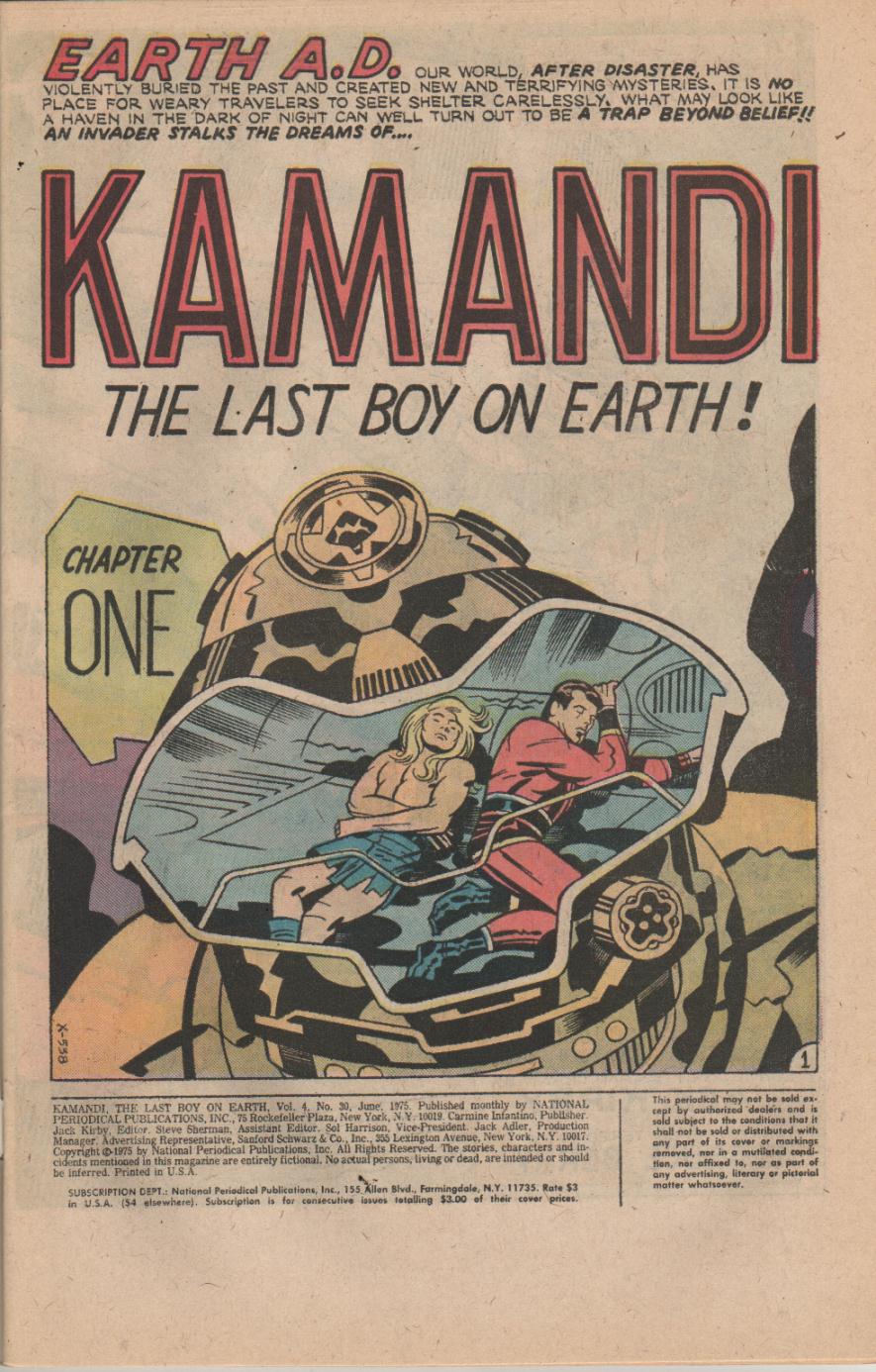 Read online Kamandi, The Last Boy On Earth comic -  Issue #30 - 3