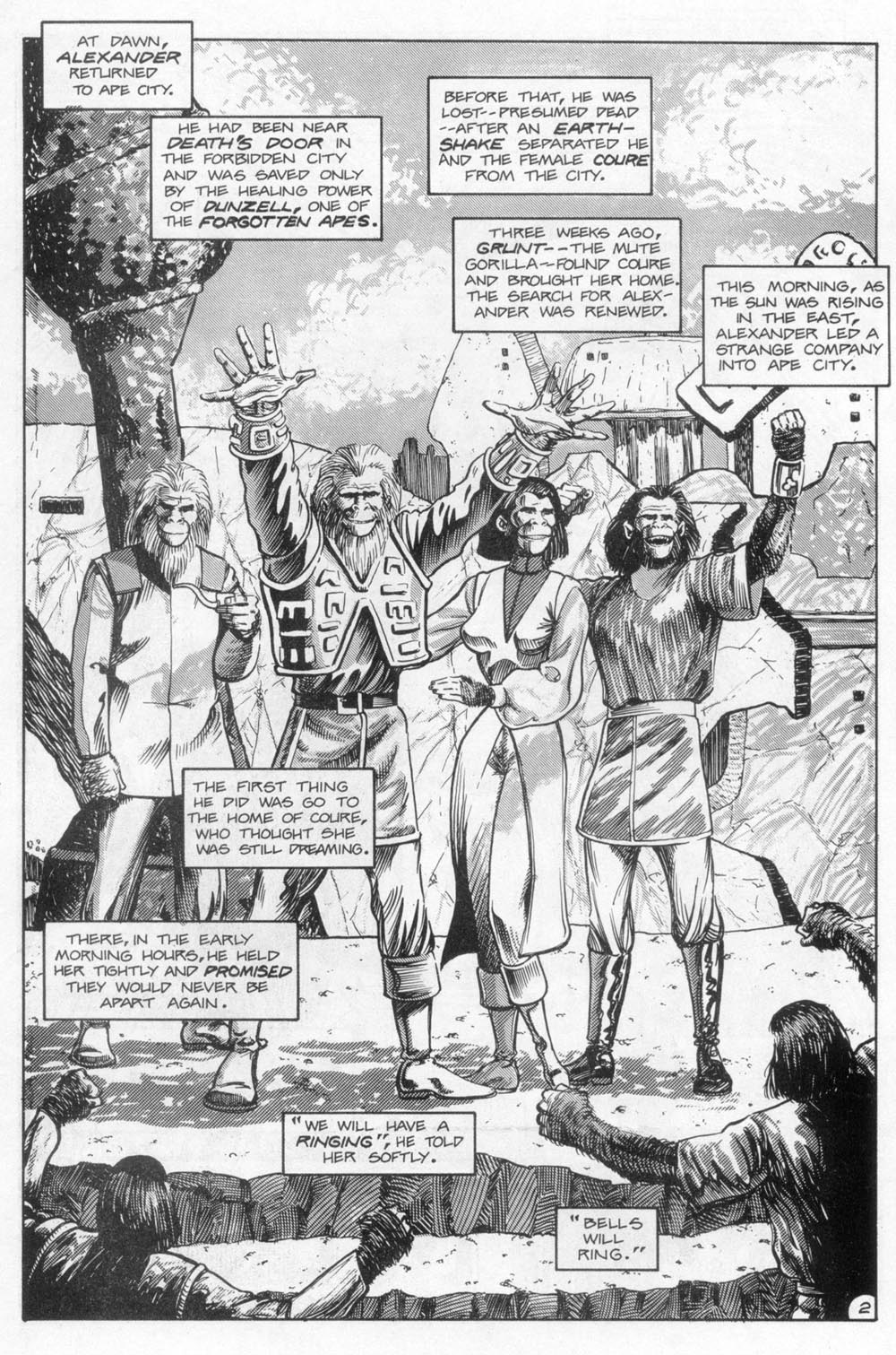 Read online Planet of the Apes (1990) comic -  Issue #12 - 4